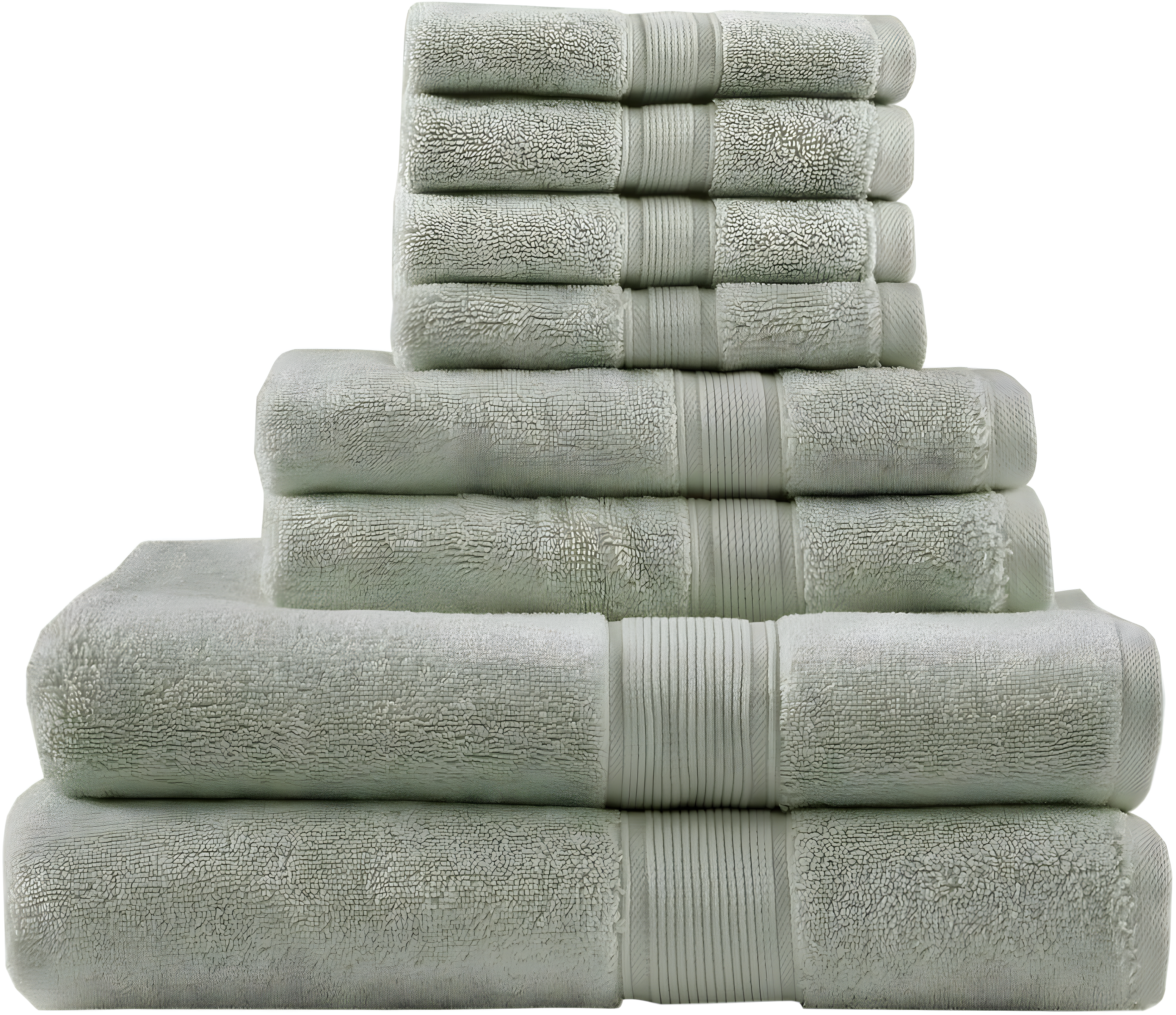 Madison Park Signature 800GSM Ultra-Soft 100% Cotton Absorbent Towel Set