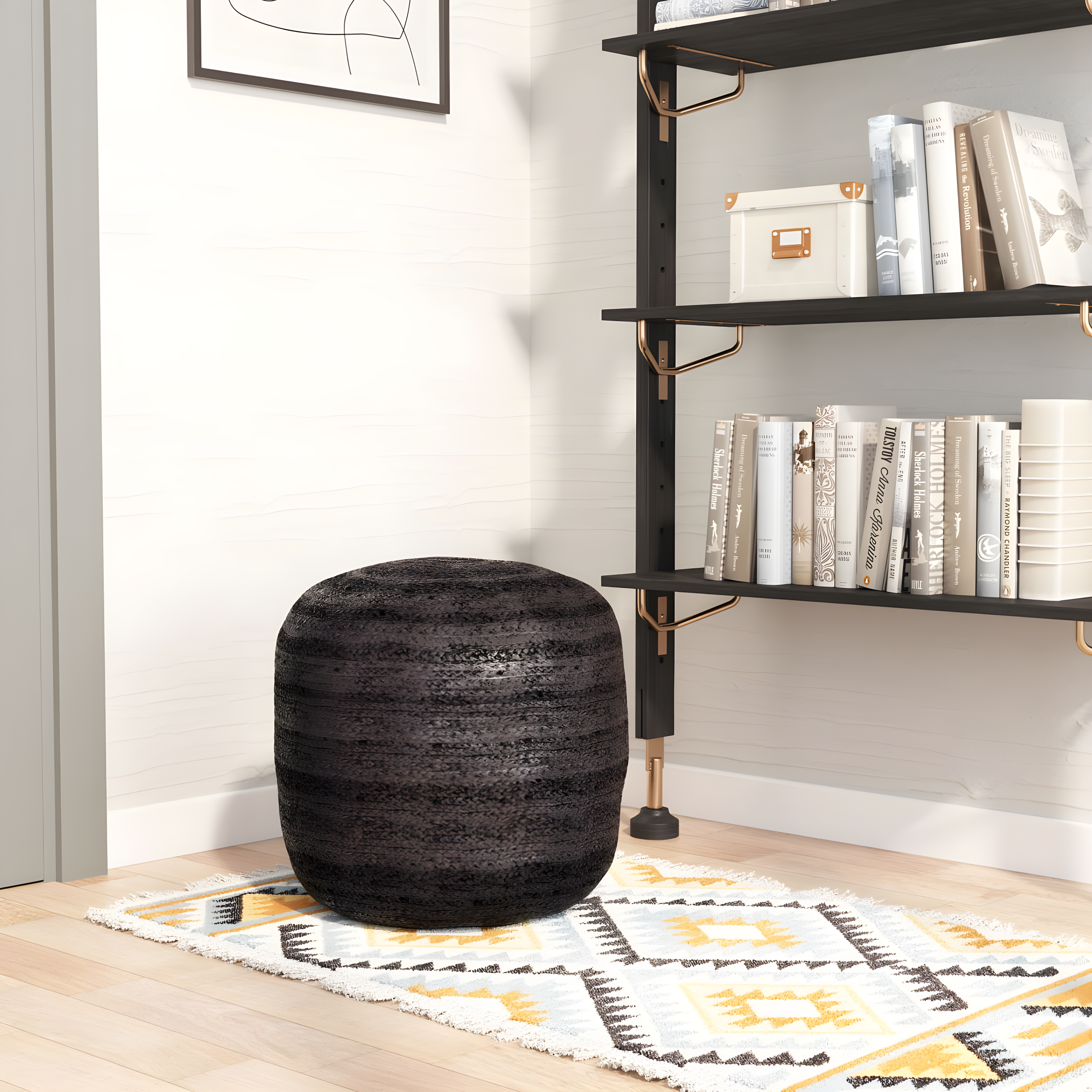 Zuo Lillian Ottoman Natural