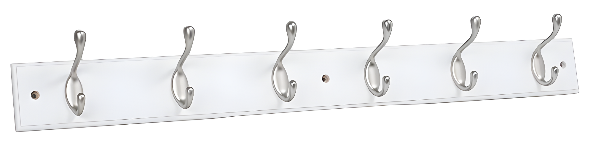 Wall 6 - Hook Wall Mounted Coat Rack