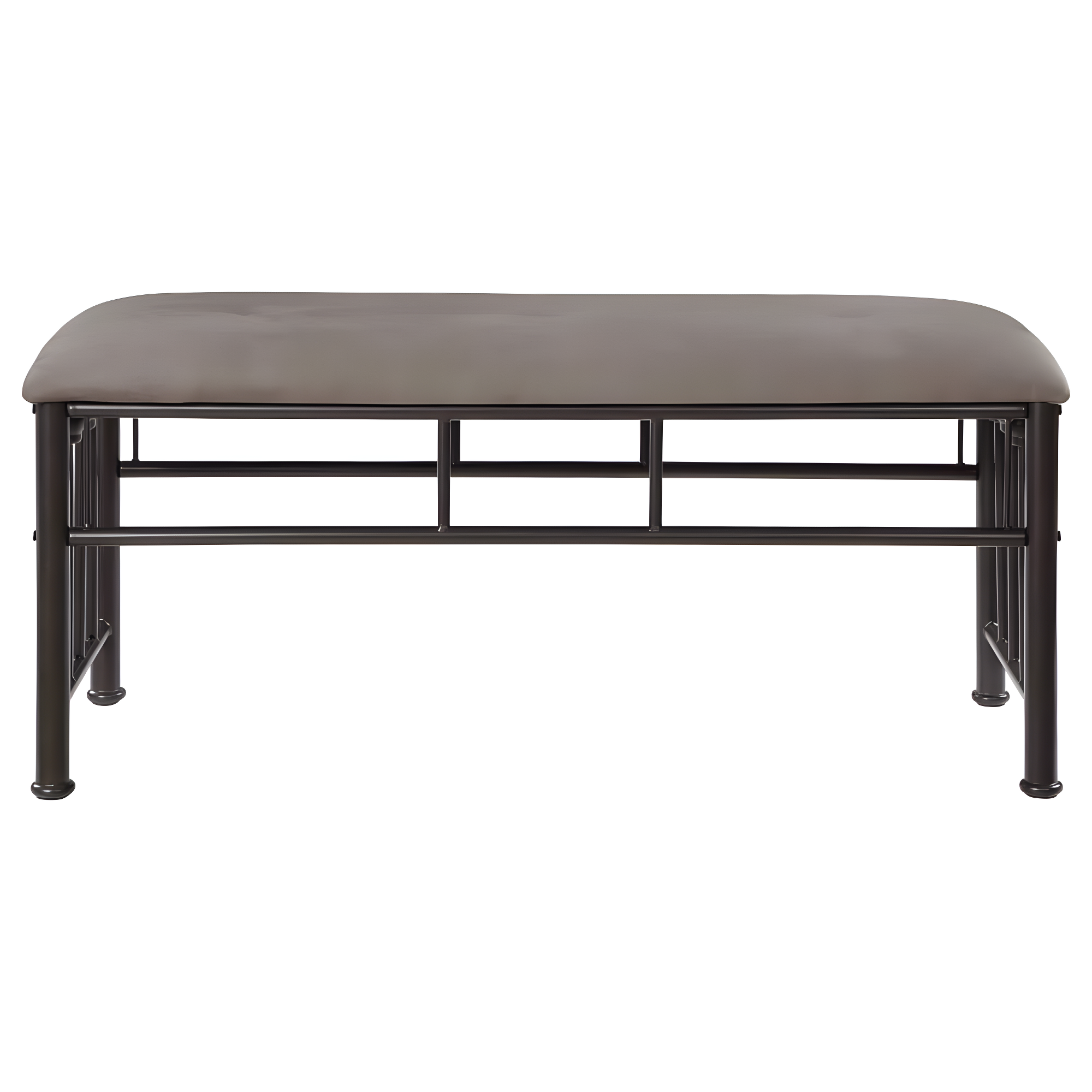 Coaster Livingston Traditional Upholstered Bench Brown/Dark Bronze