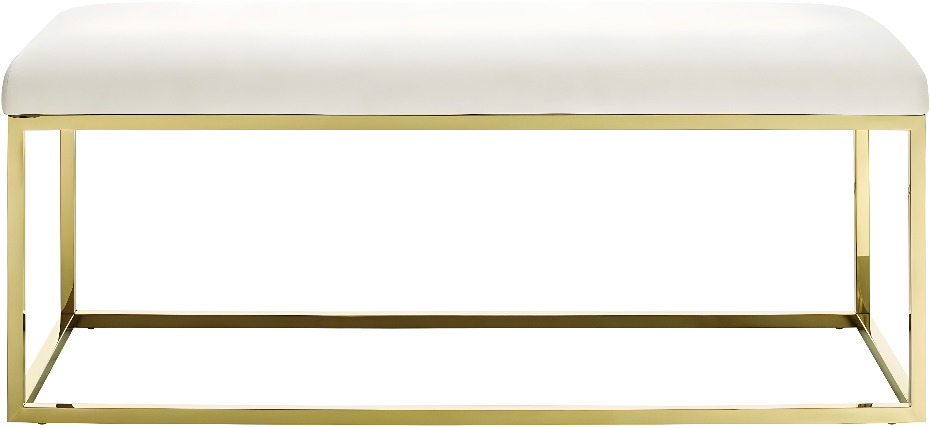 Anticipate Fabric Bench Gold Ivory