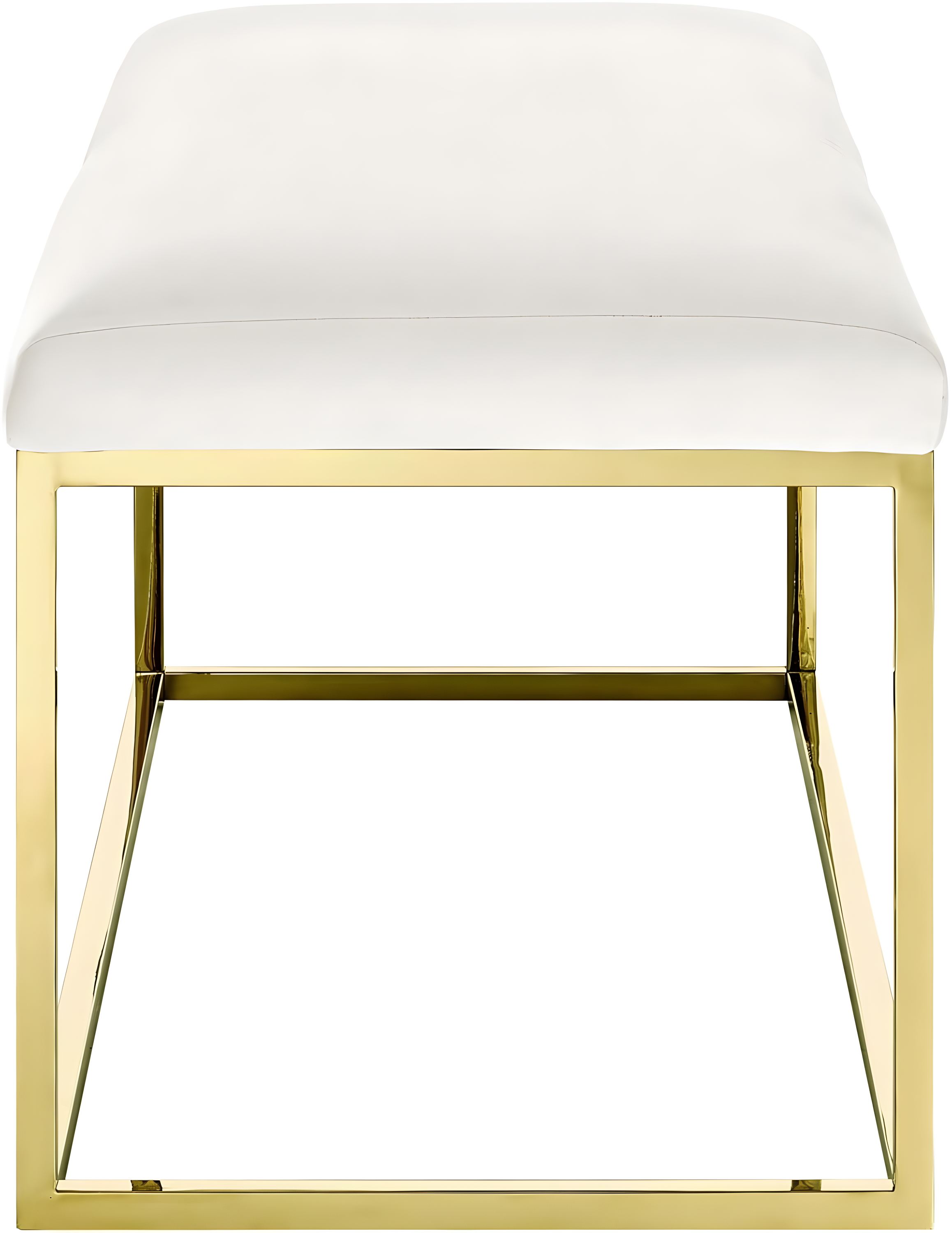 Anticipate Fabric Bench Gold Ivory