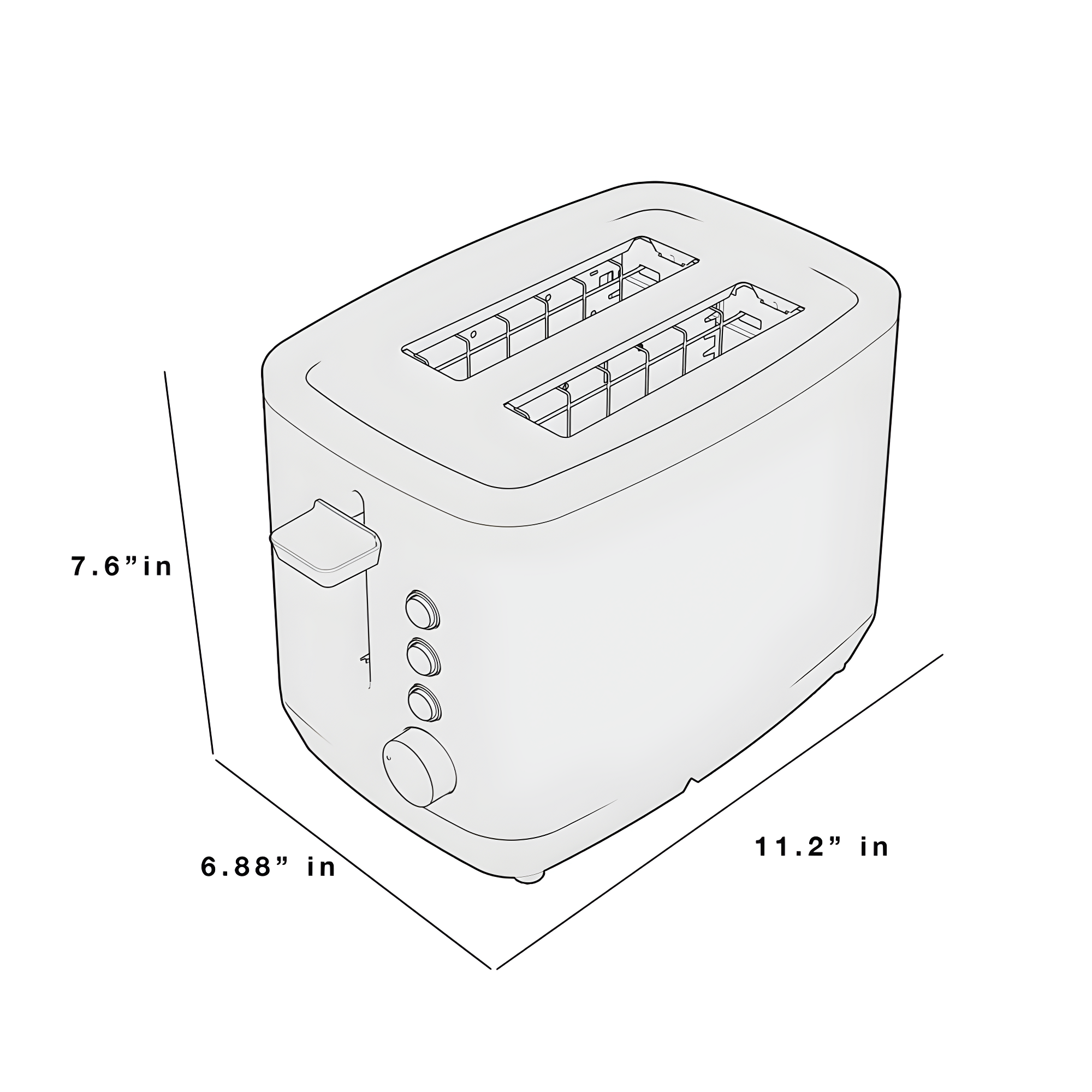 GE Appliances GE 2-Slice Toaster