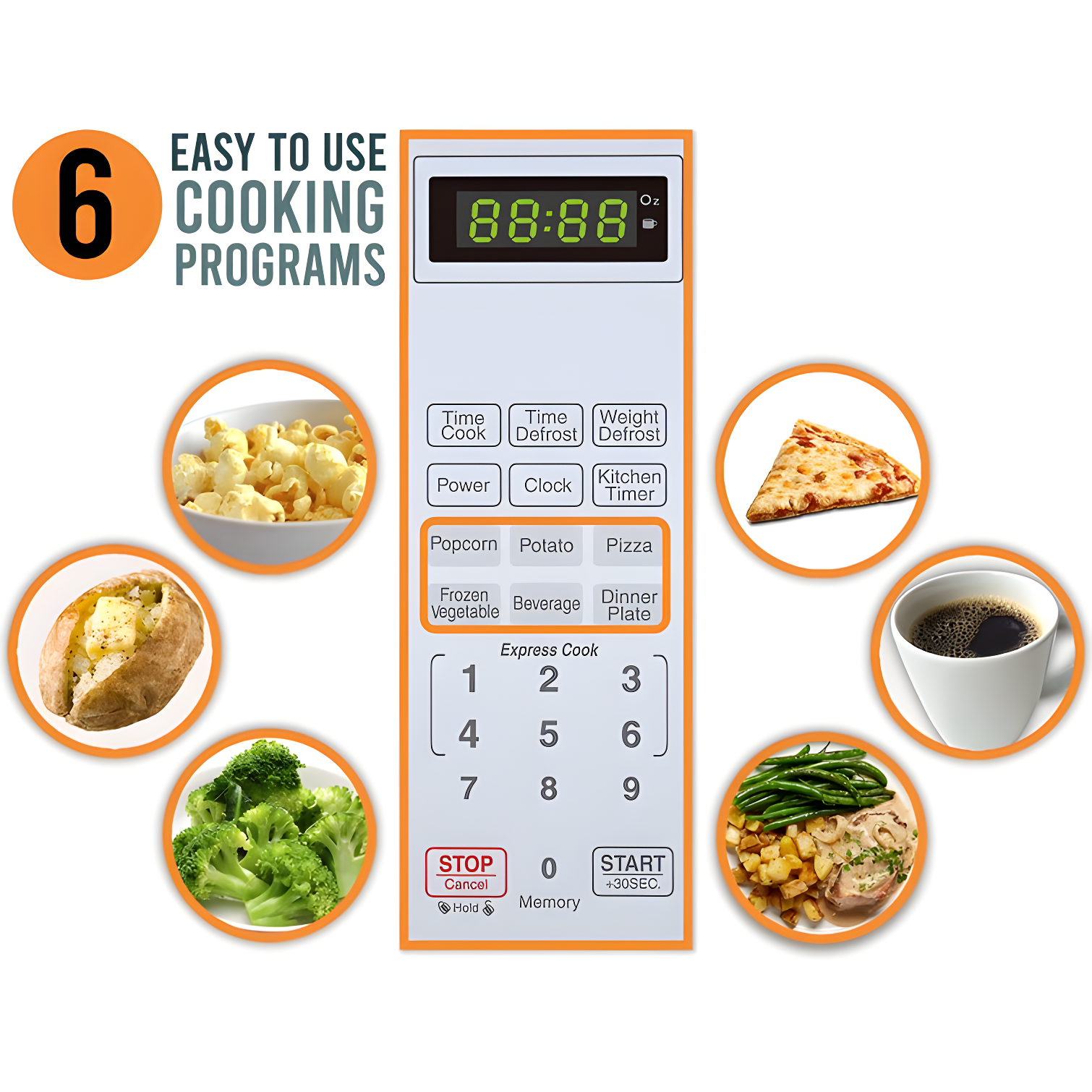 Farberware Farberware Classic Countertop Microwave Oven, 1.1 Cubic Feet cu. ft., 1000 watts, with Child Lock