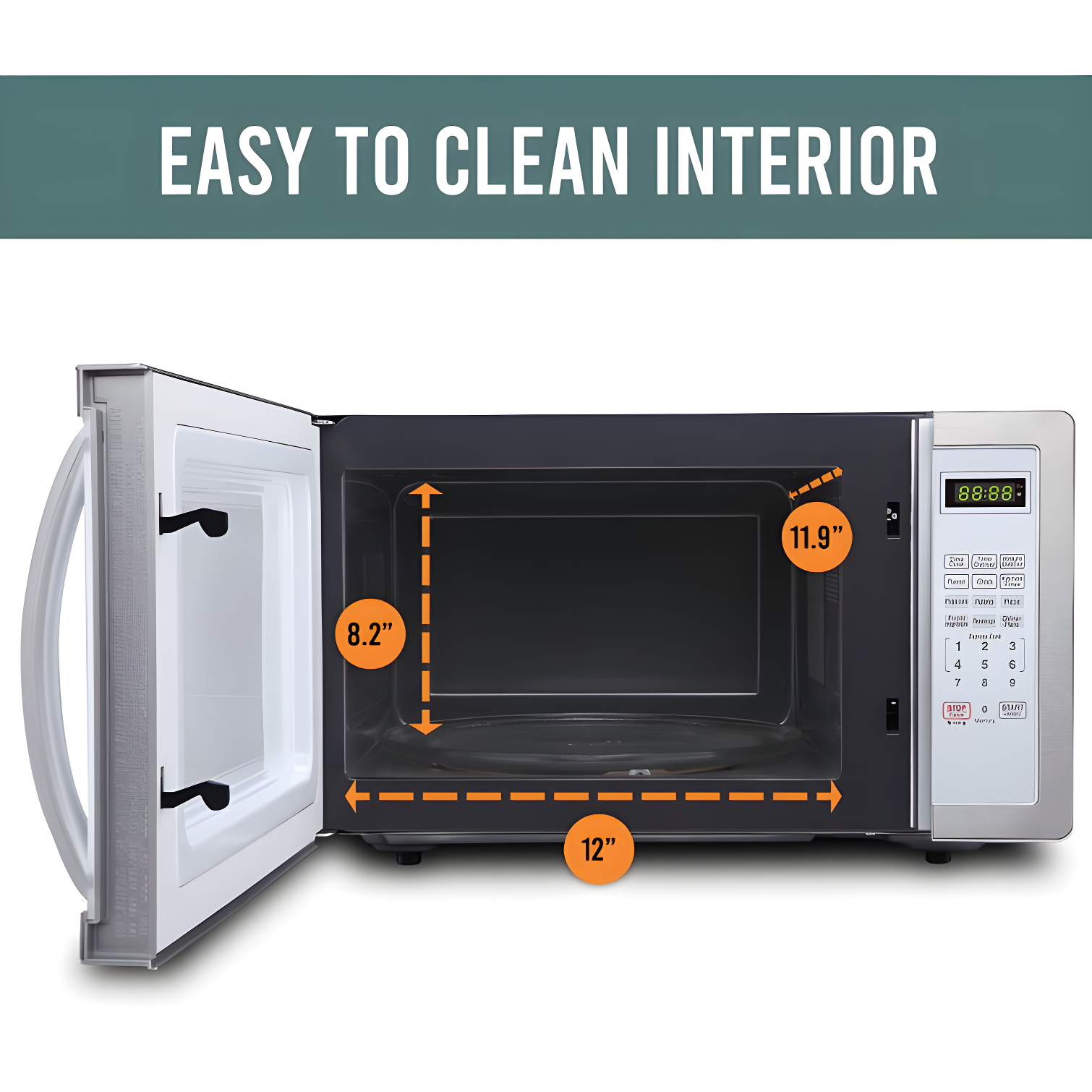 Farberware Farberware Classic Countertop Microwave Oven, 1.1 Cubic Feet cu. ft., 1000 watts, with Child Lock