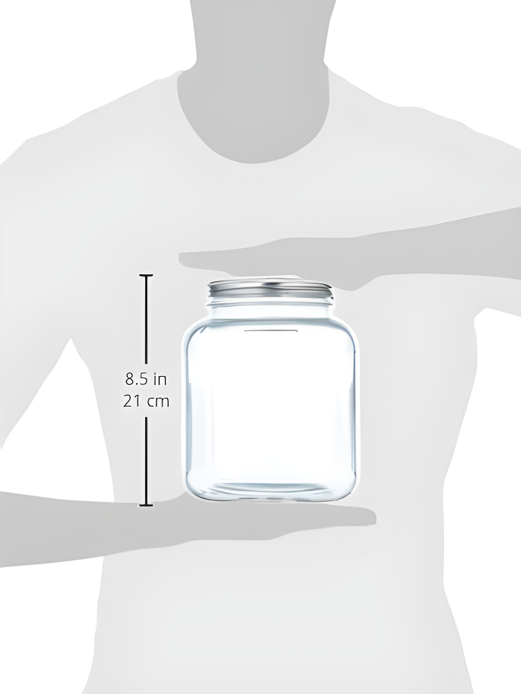 Anchor Hocking Replacement Butter Churn Jar with Brushed Stainless Steel Lid