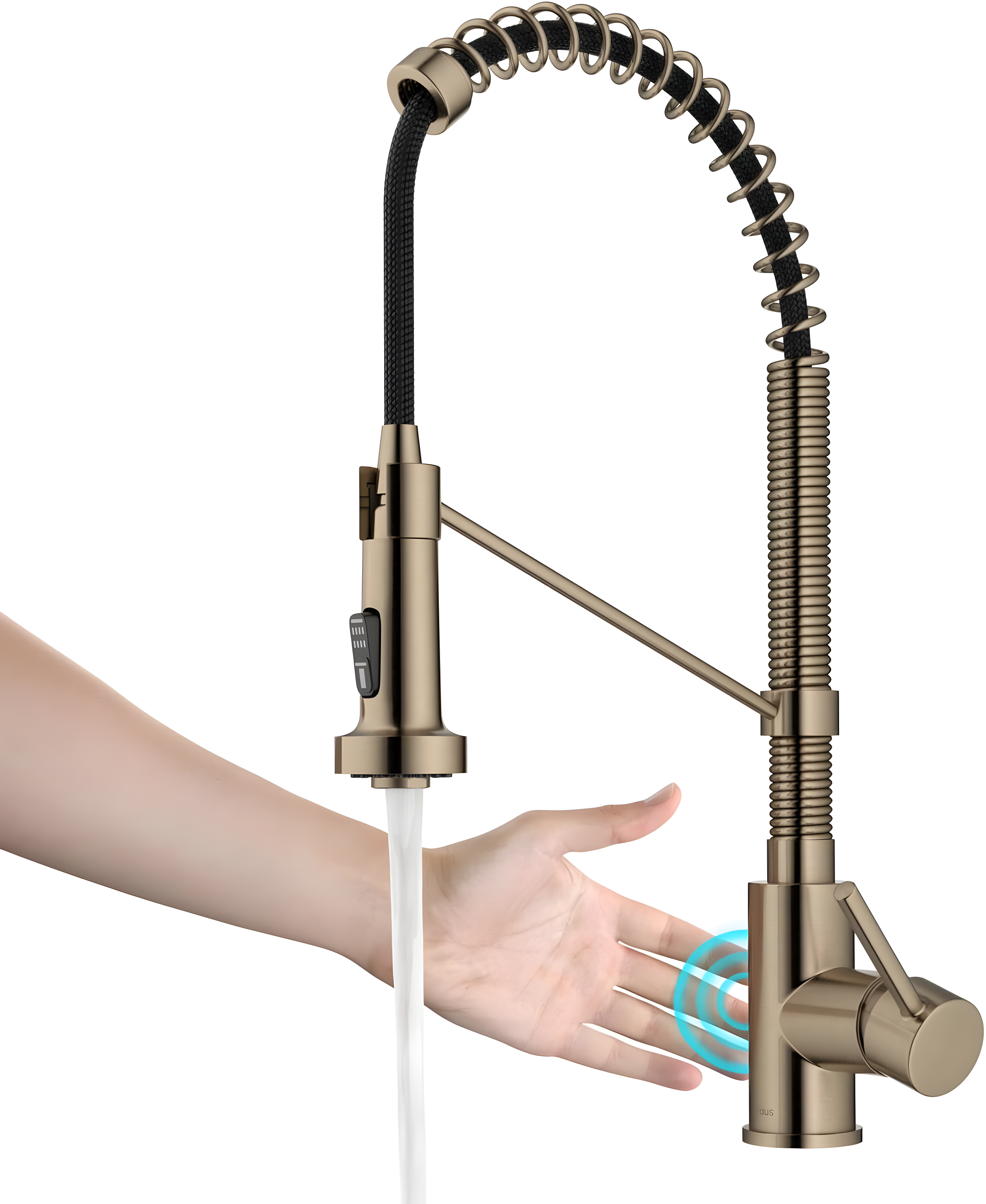 Kraus Bolden Touchless Sensor Commercial Style 2-Function Single Handle Pull-Down Kitchen Faucet