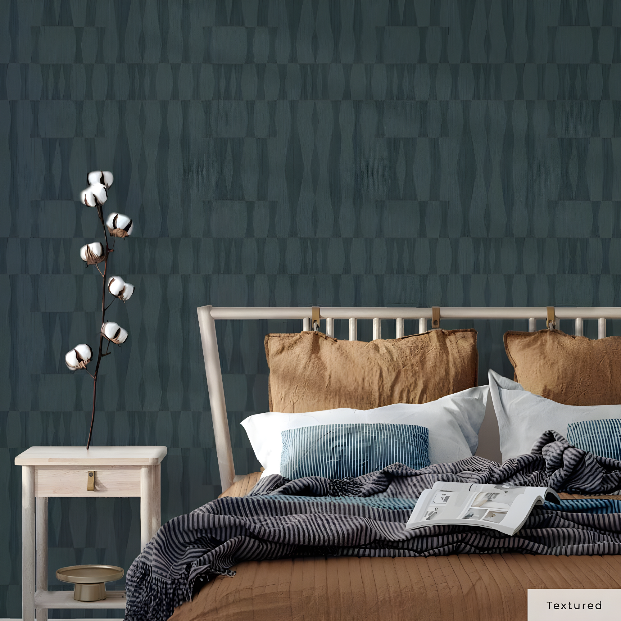 Mirin Peel + Stick Wallpaper - Textured Seagrass