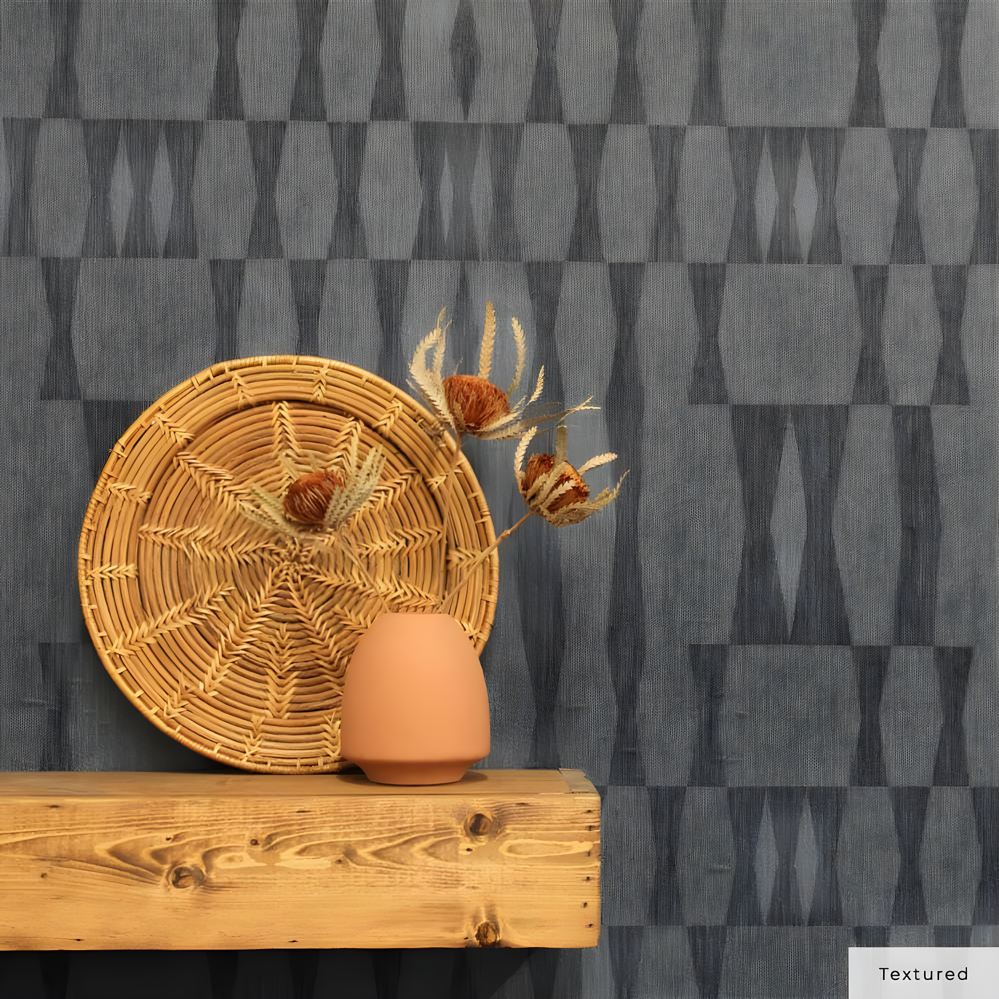 Mirin Peel + Stick Wallpaper - Textured Seagrass