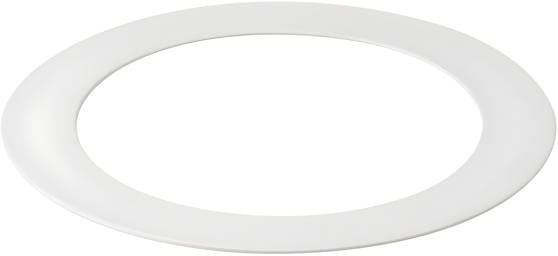 White Aluminum Ceiling Goof Ring for 3-4 Inch Downlights