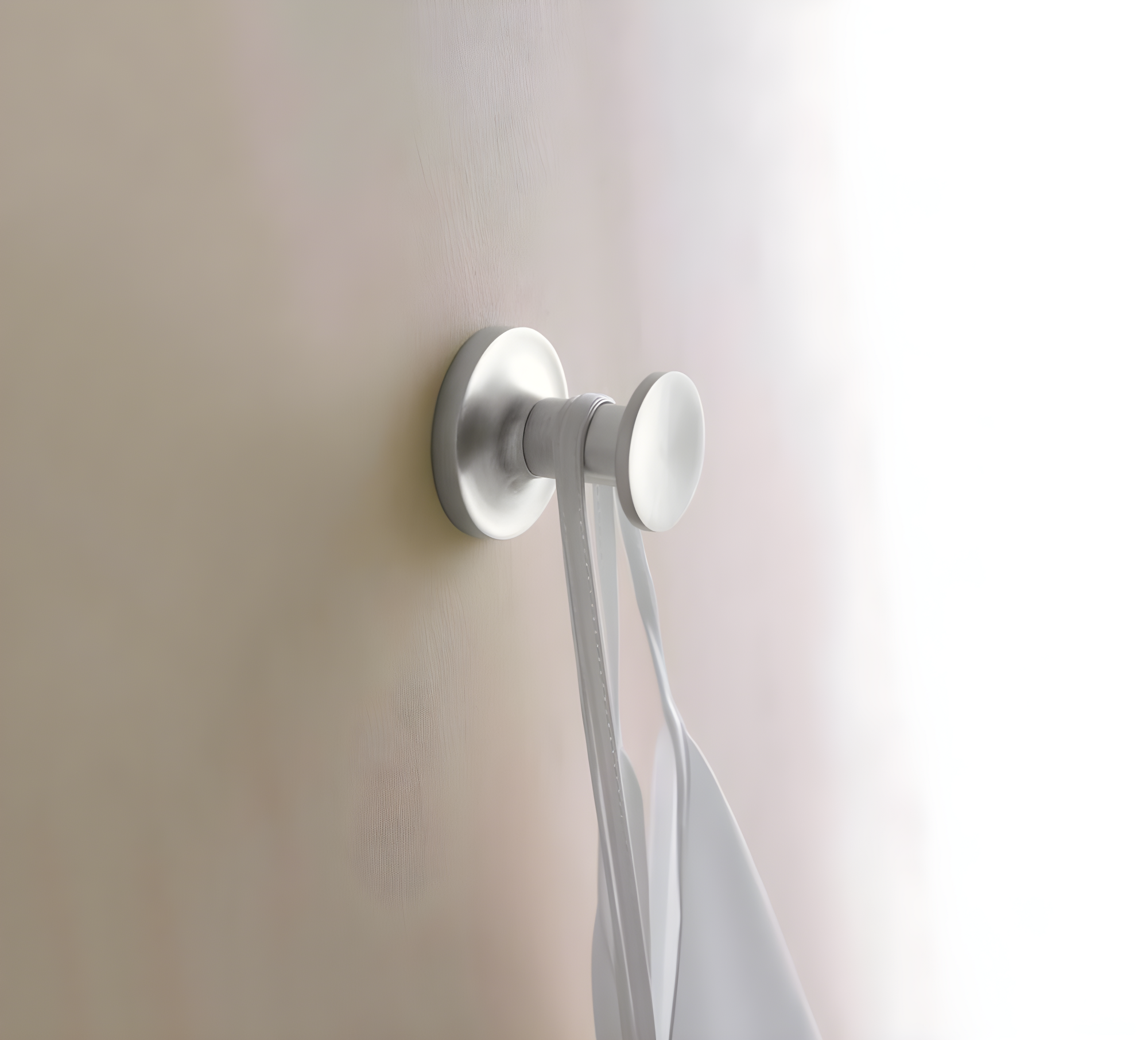 Purist® Wall Mounted Round Bathroom Robe Hook, Towel Hook, Clothing Hook