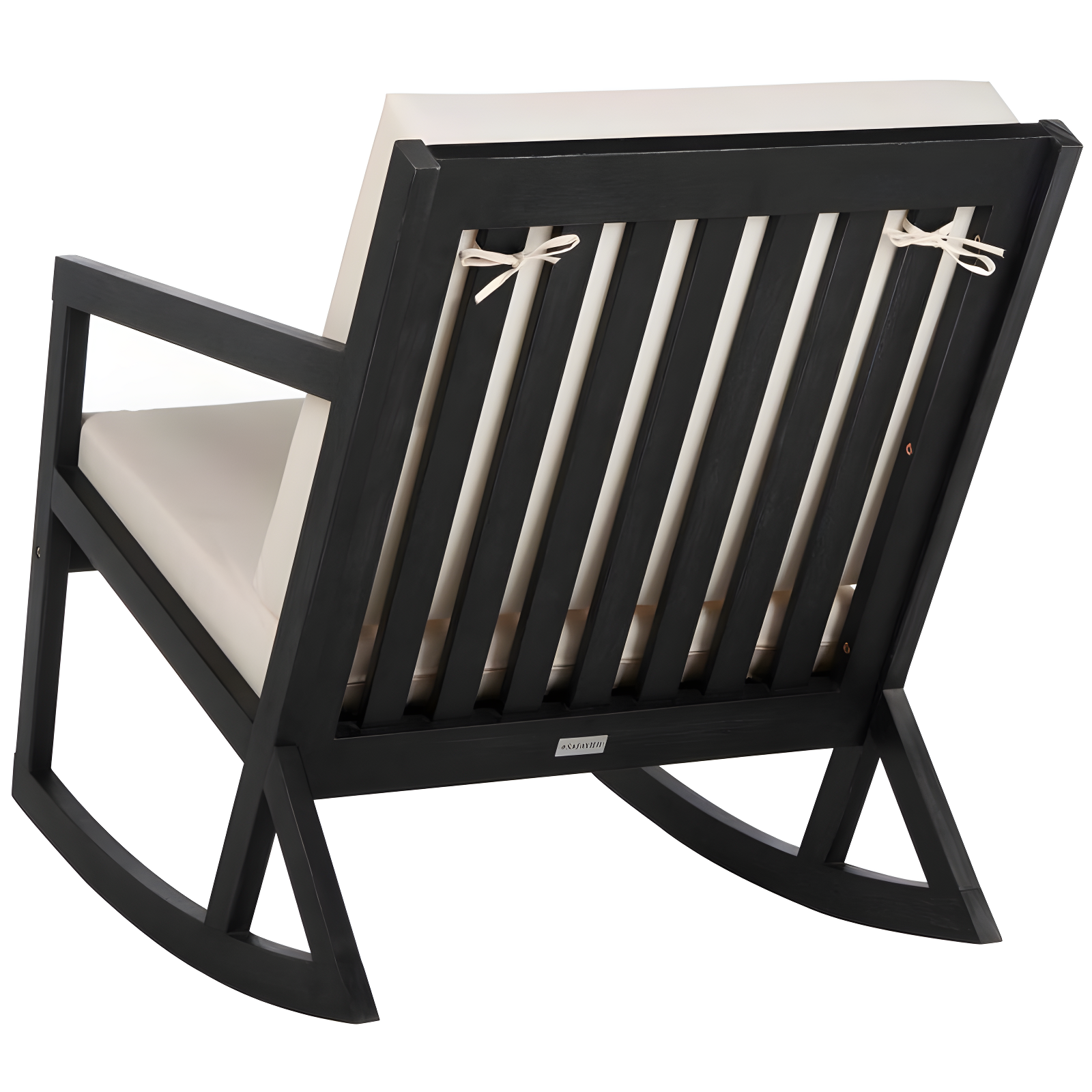 Vernon Rocking Chair - Black/Beige - Safavieh.