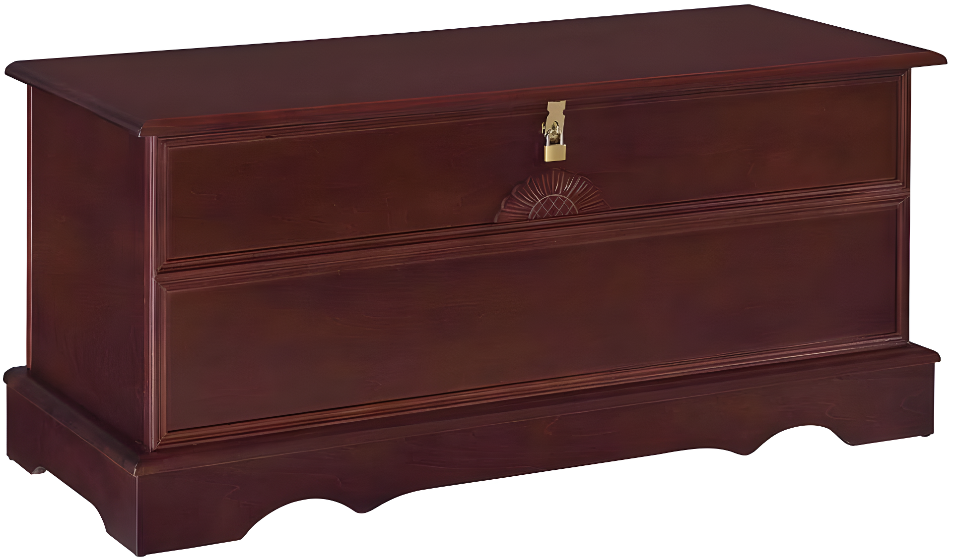 Coaster Paula Traditional Rectangular Wood Cedar Chest Warm Brown