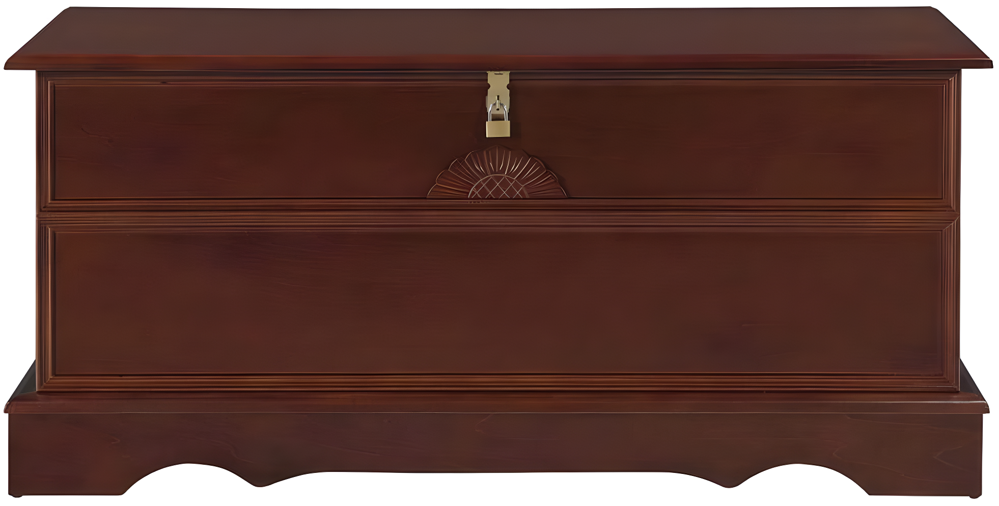 Coaster Paula Traditional Rectangular Wood Cedar Chest Warm Brown