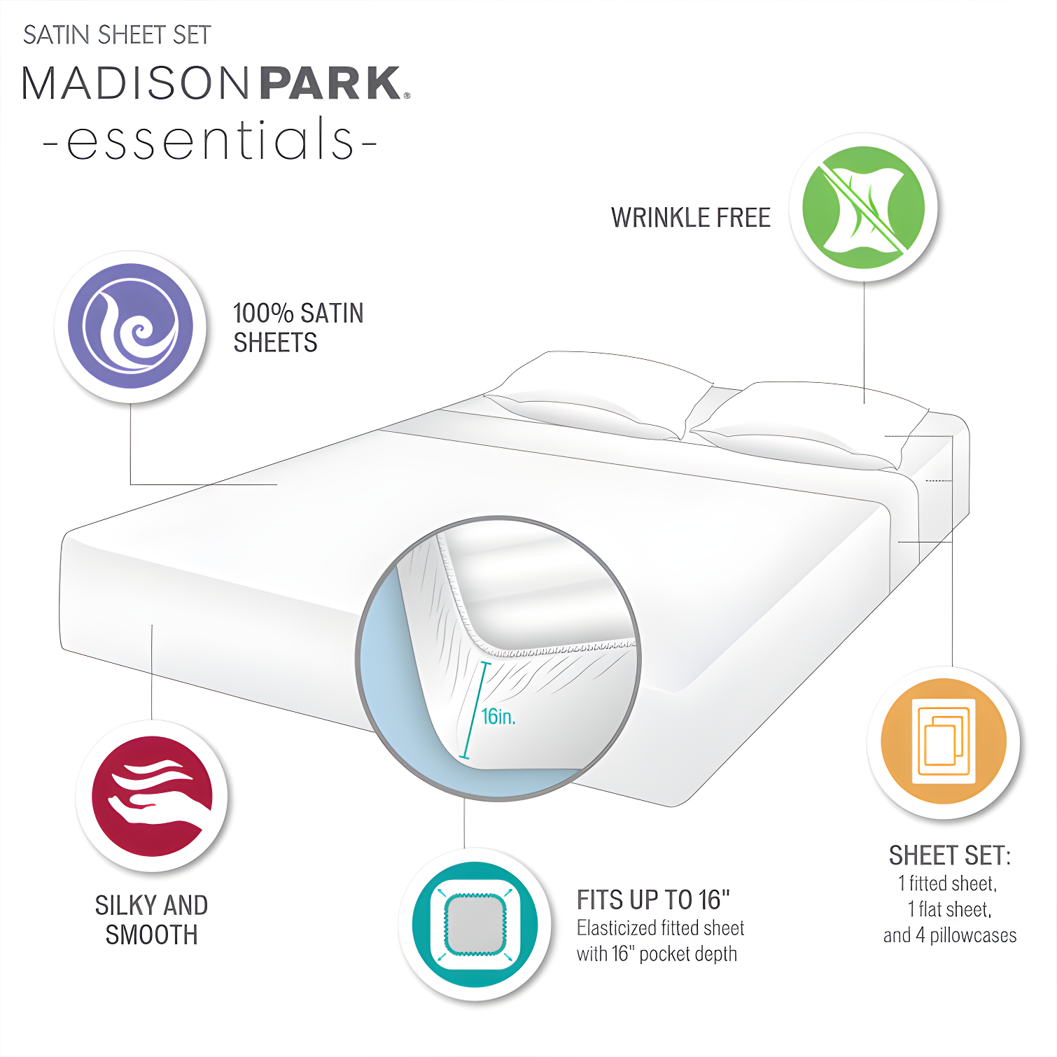 Satin Luxury Sheet Set