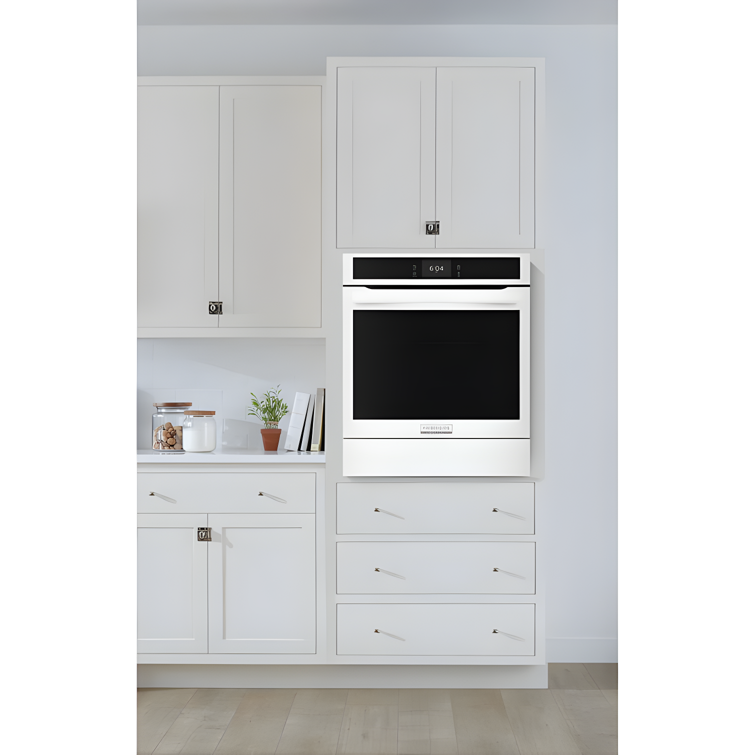 24" 2.8 cu. ft Self-Cleaning Convection Electric Single Wall Oven