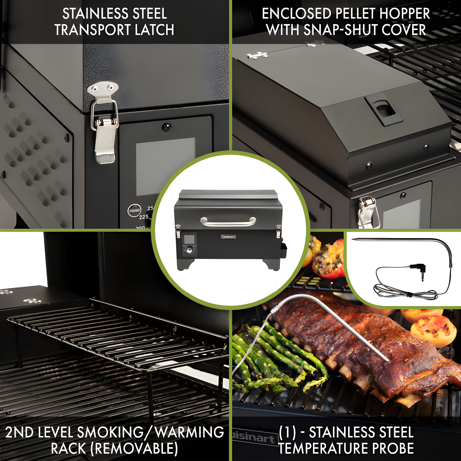 Cuisinart 24.7'' W Wood Pellet Grill