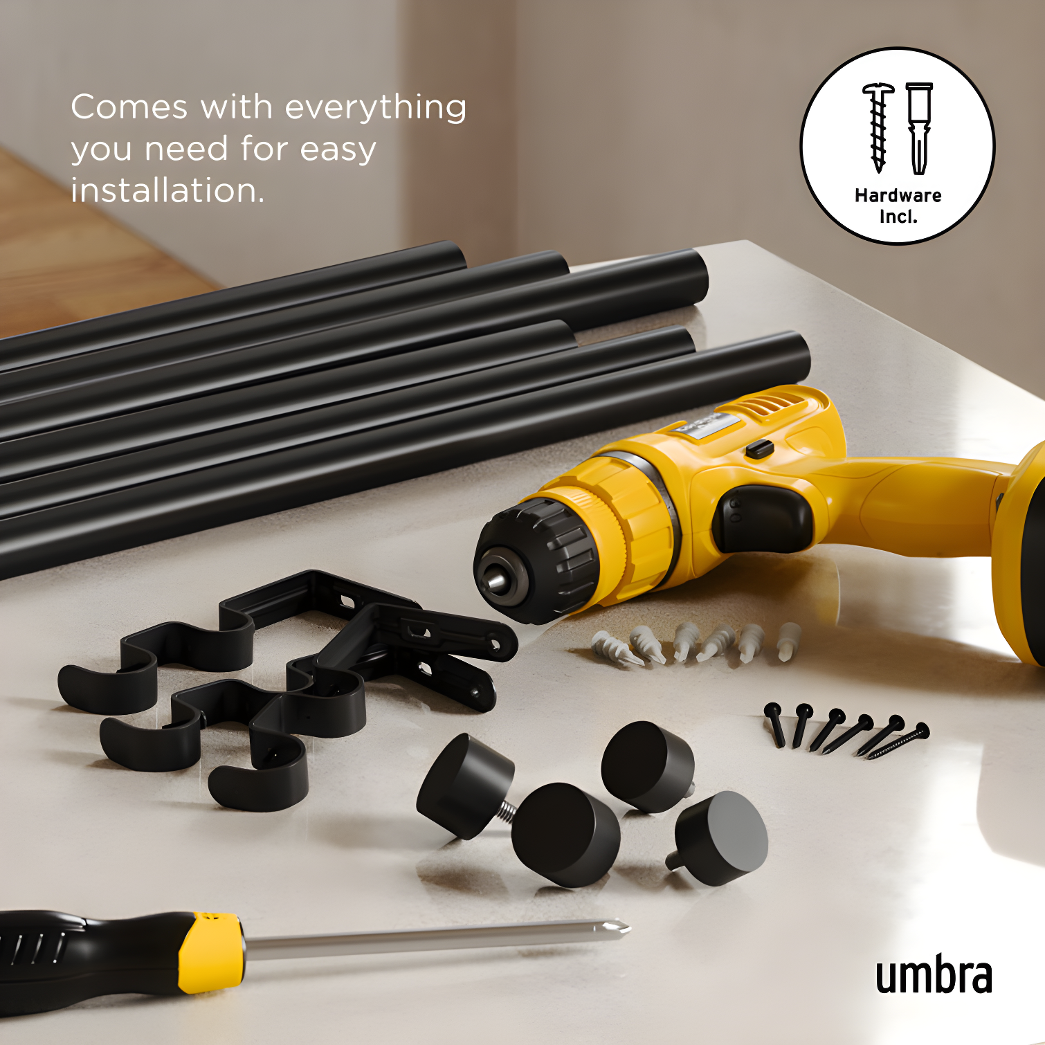 Cappa Drapery Solutions Double Curtain Rod