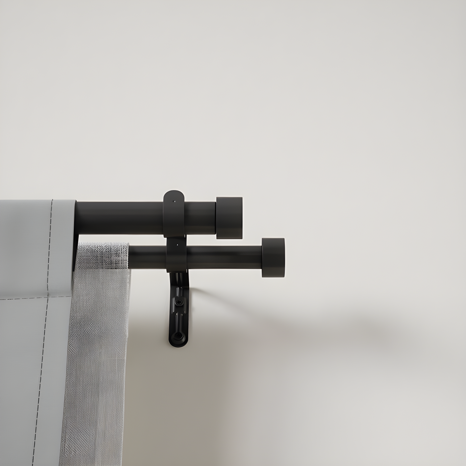 Cappa Drapery Solutions Double Curtain Rod