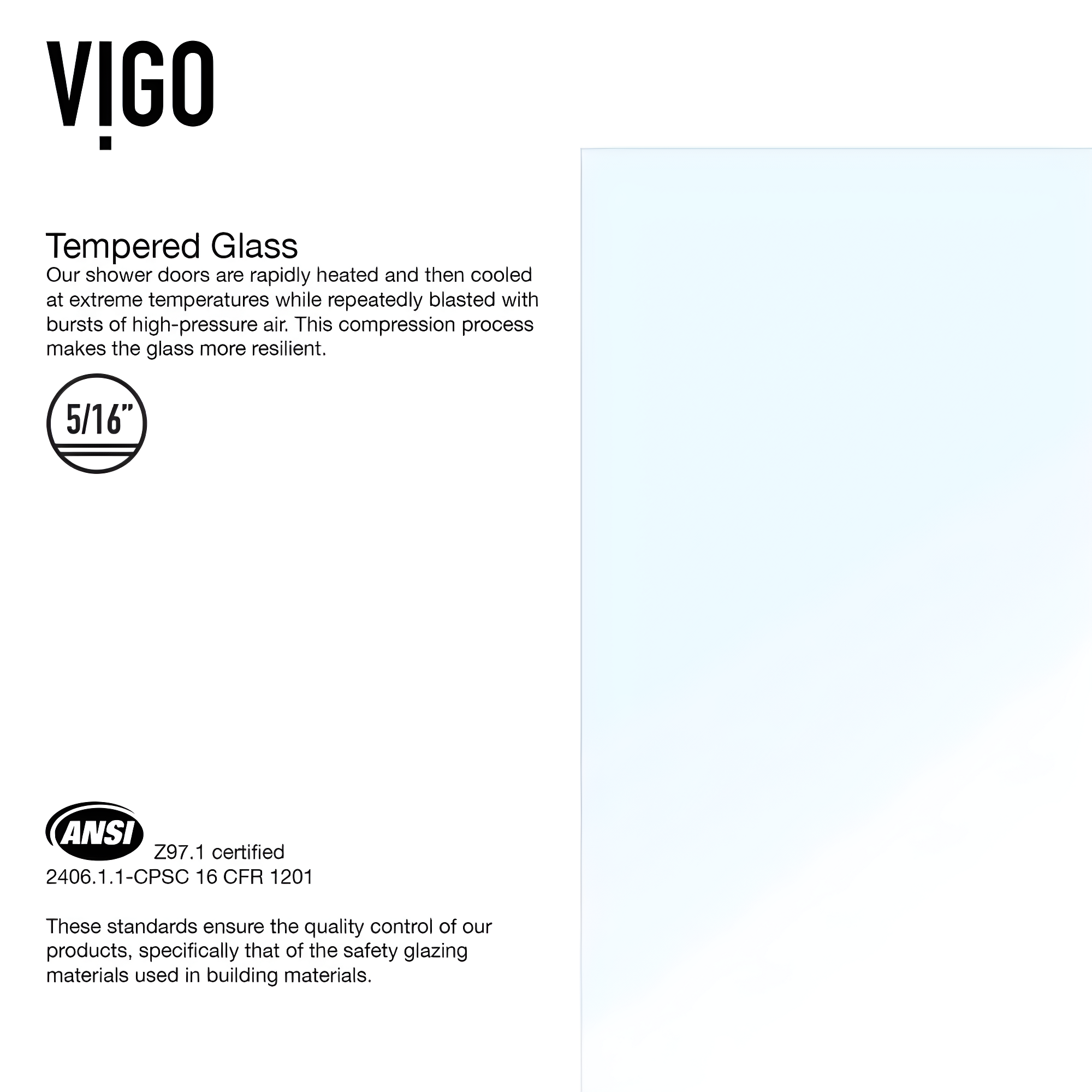Rialto 34" W x 58" H Hinged Frameless Tub Door with with 5/16" Glass