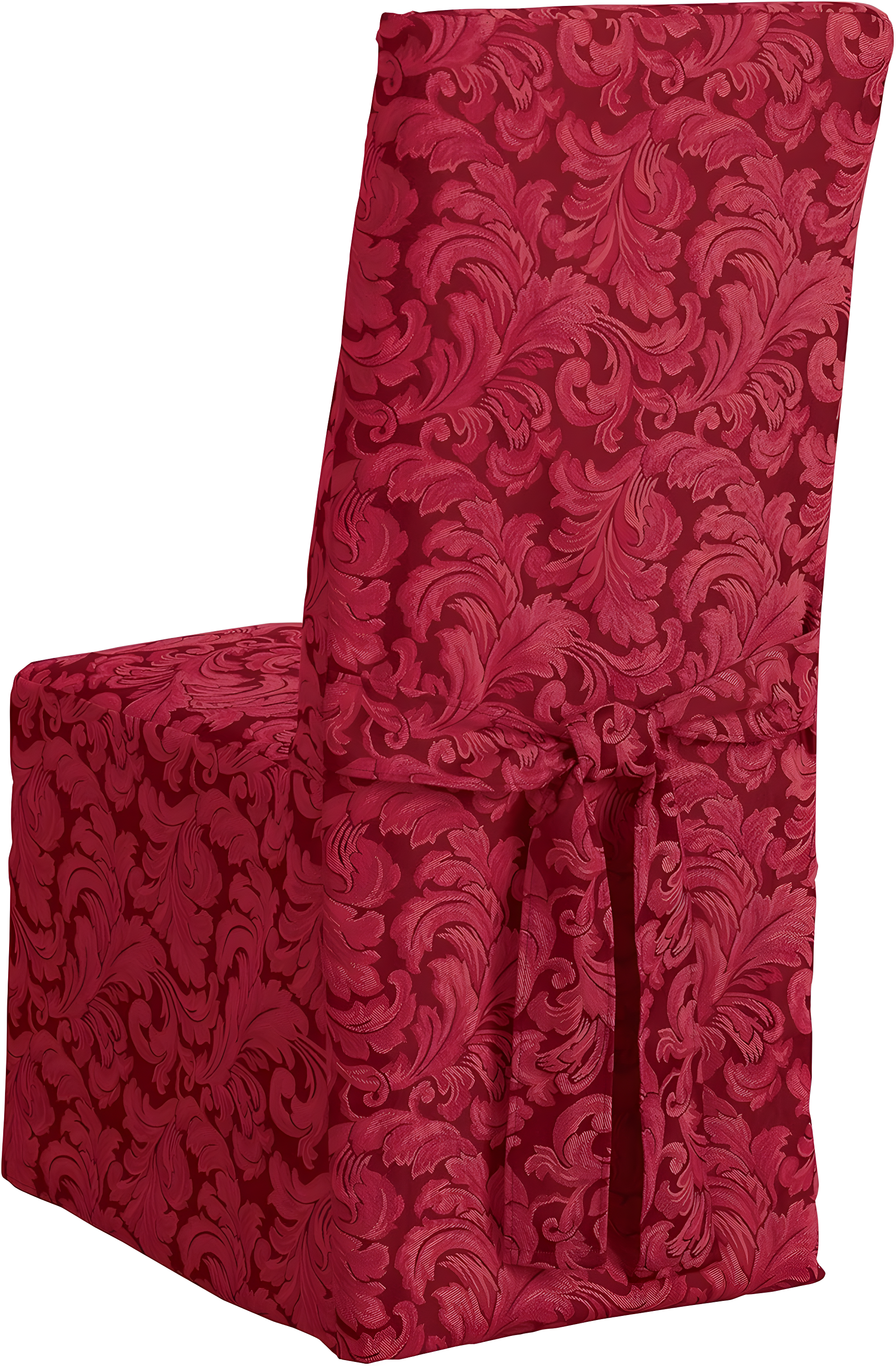 Scroll Classic Box Cushion Dining Chair Slipcover