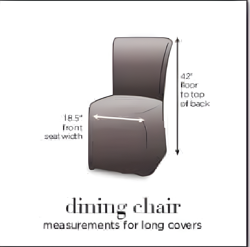 Scroll Classic Box Cushion Dining Chair Slipcover