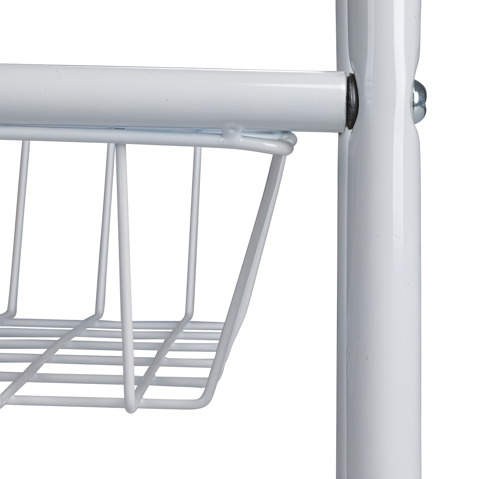 Household Essentials Metal Free Standing Laundry Cart with Wheels