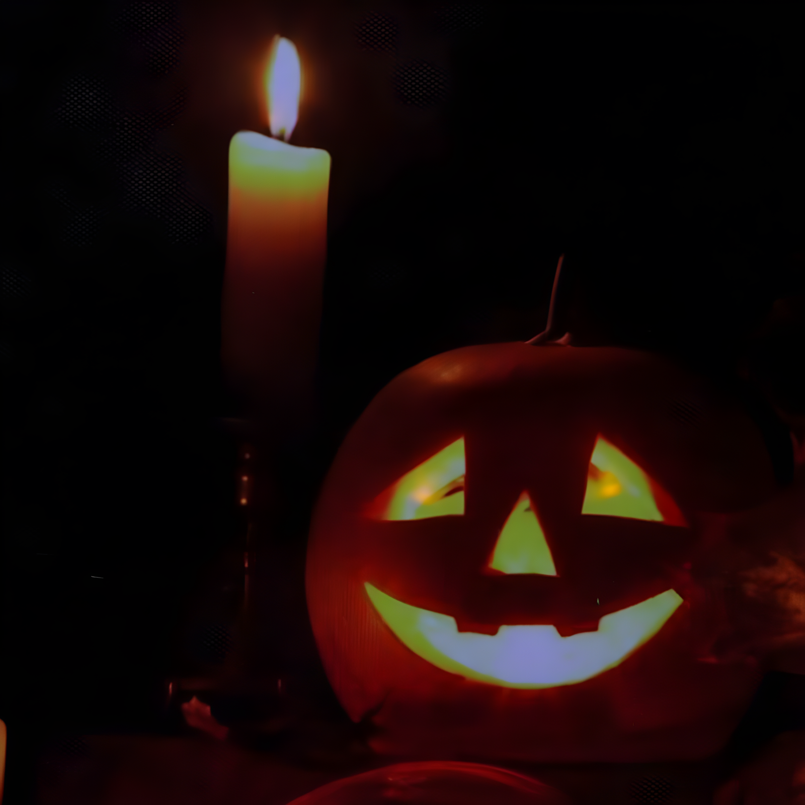 Northlight Seasonal LED Lighted Jack-O-Lanterns and Leaves Halloween Canvas Wall Art 15.75" x 23.5"