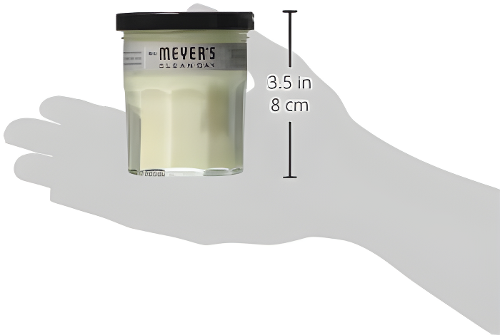 Mrs. Meyer's Clean Day Scented Soy Candle, Lavender Scent, 4.9 Ounce Candle