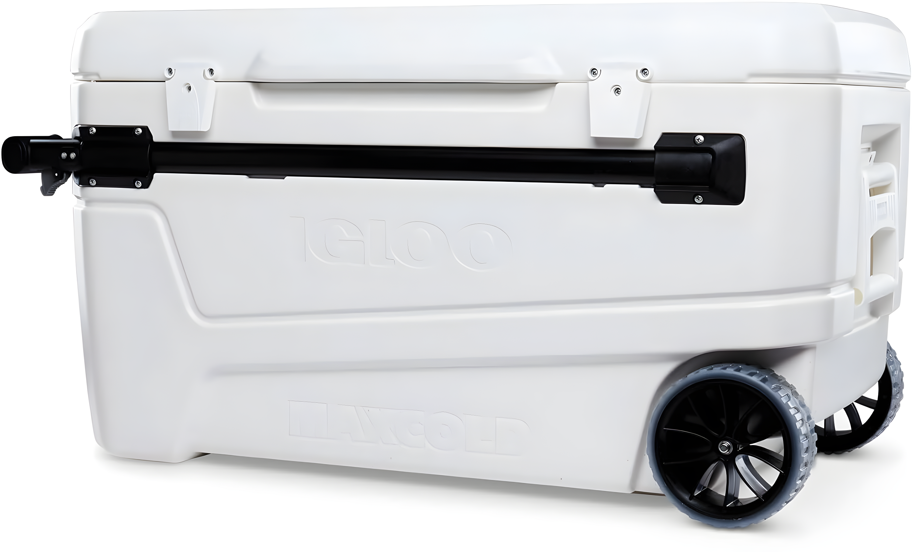 Igloo Glide Pro Hard Sided 110qt Portable Cooler - White