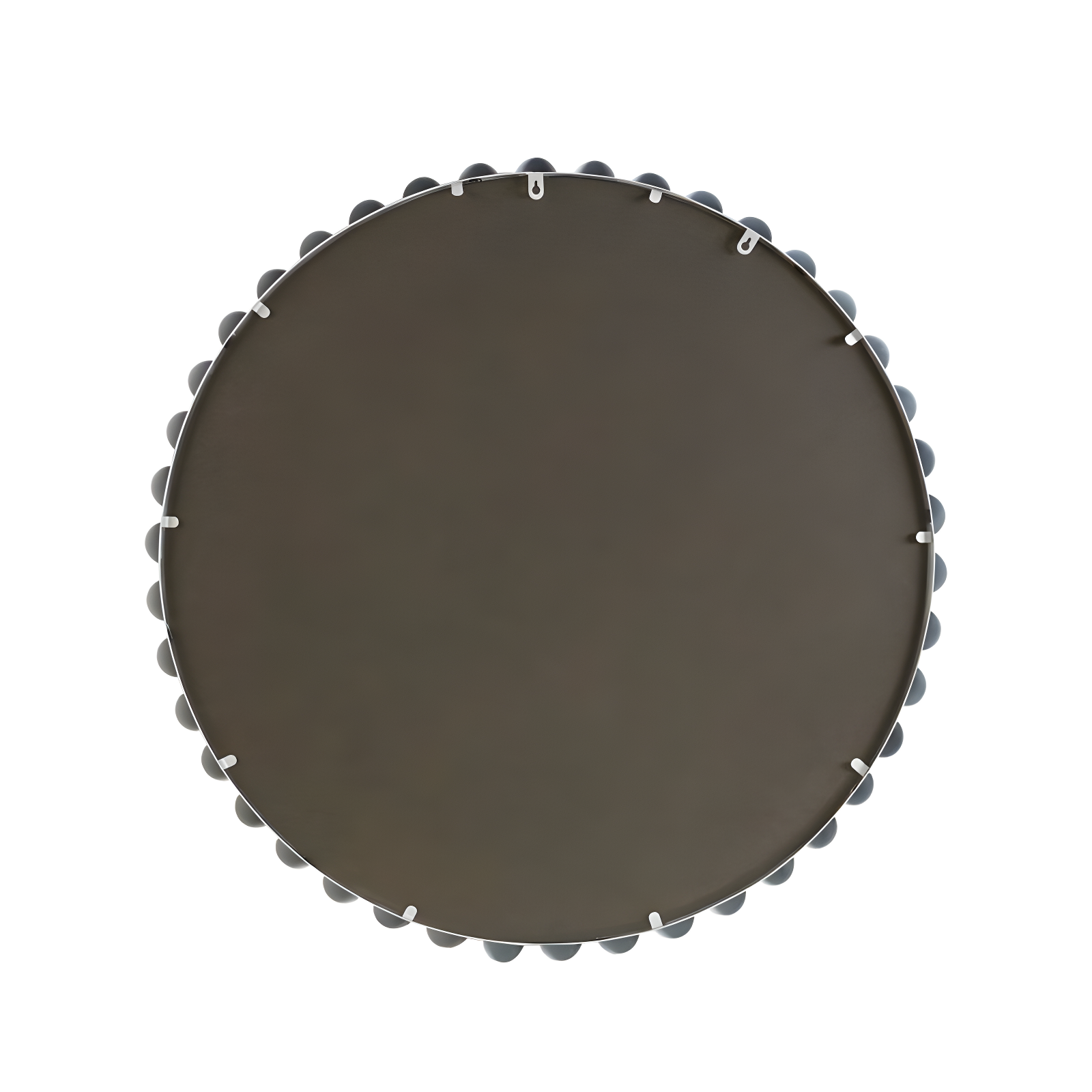 Marlowe Beaded Round Metal Wall Mirror