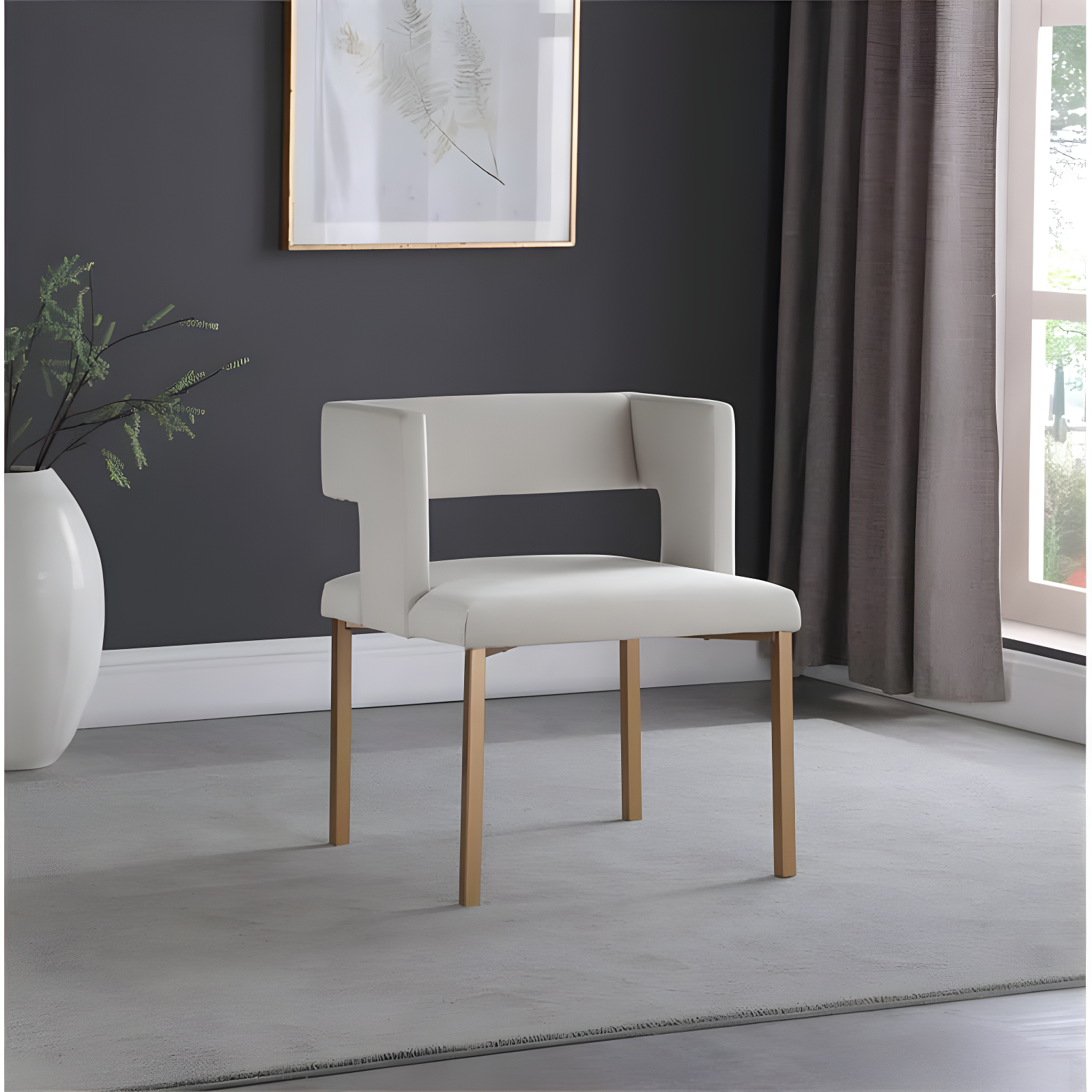 Inga Velvet Arm Chair