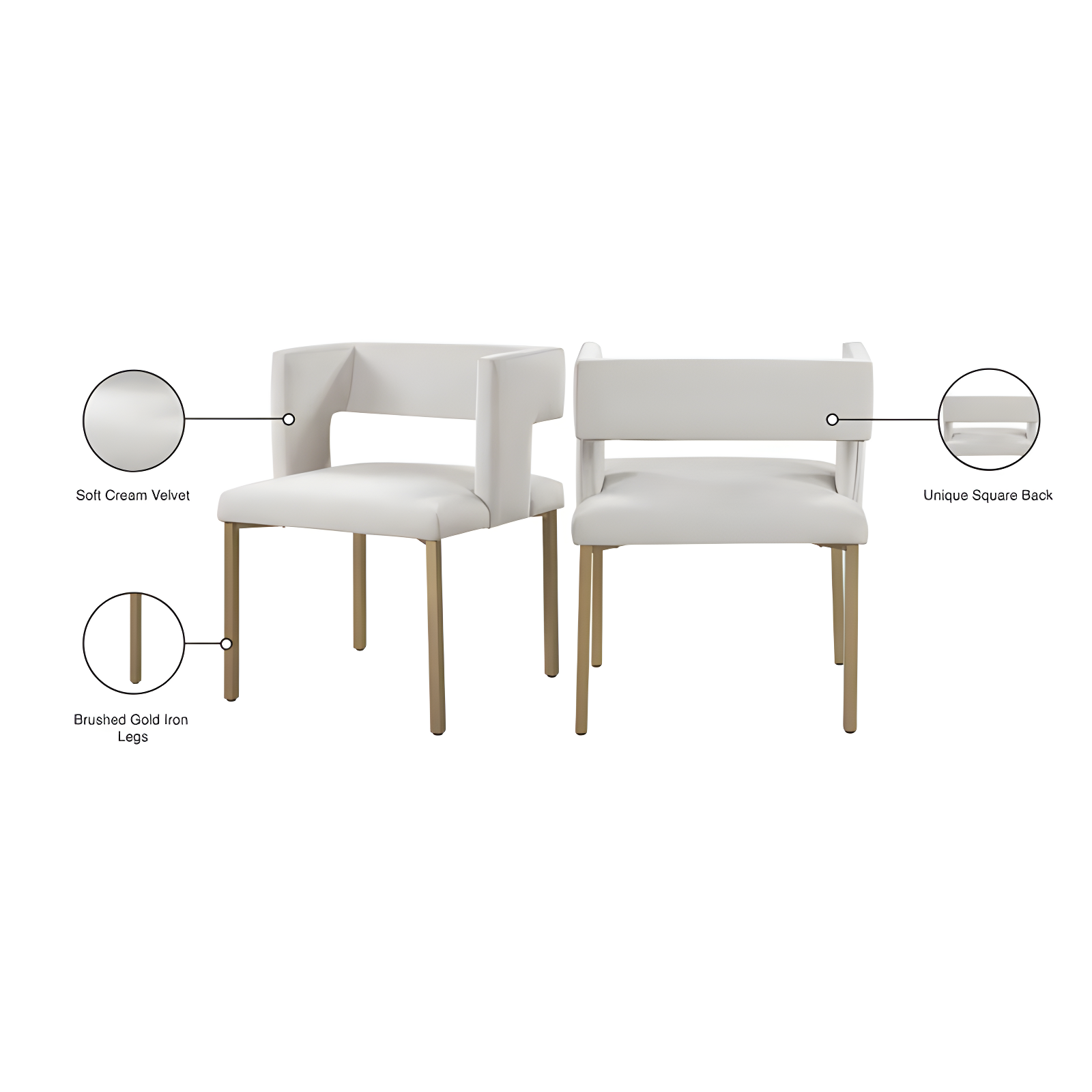 Inga Velvet Arm Chair