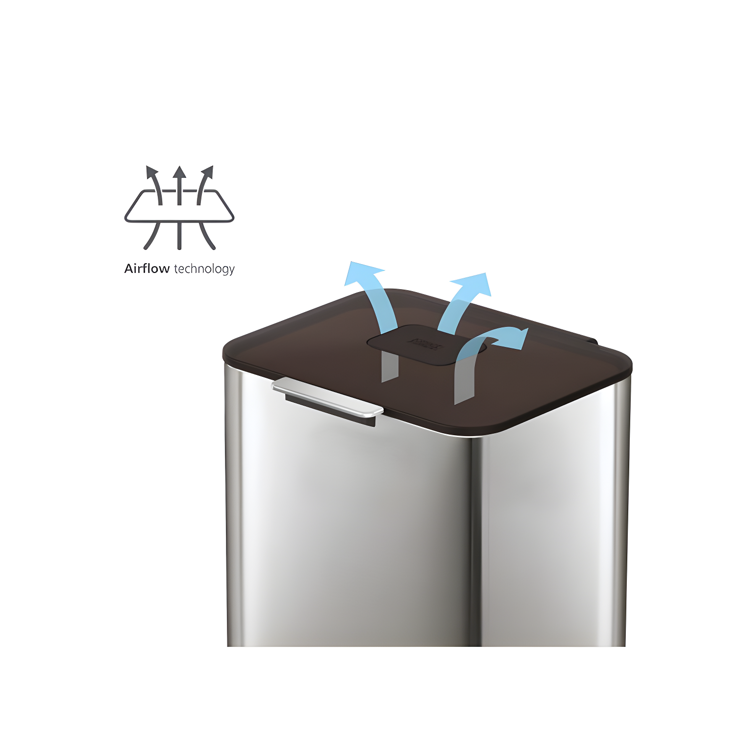 Joseph Joseph Totem Waste & Recycling Dual Kitchen Trash Can
