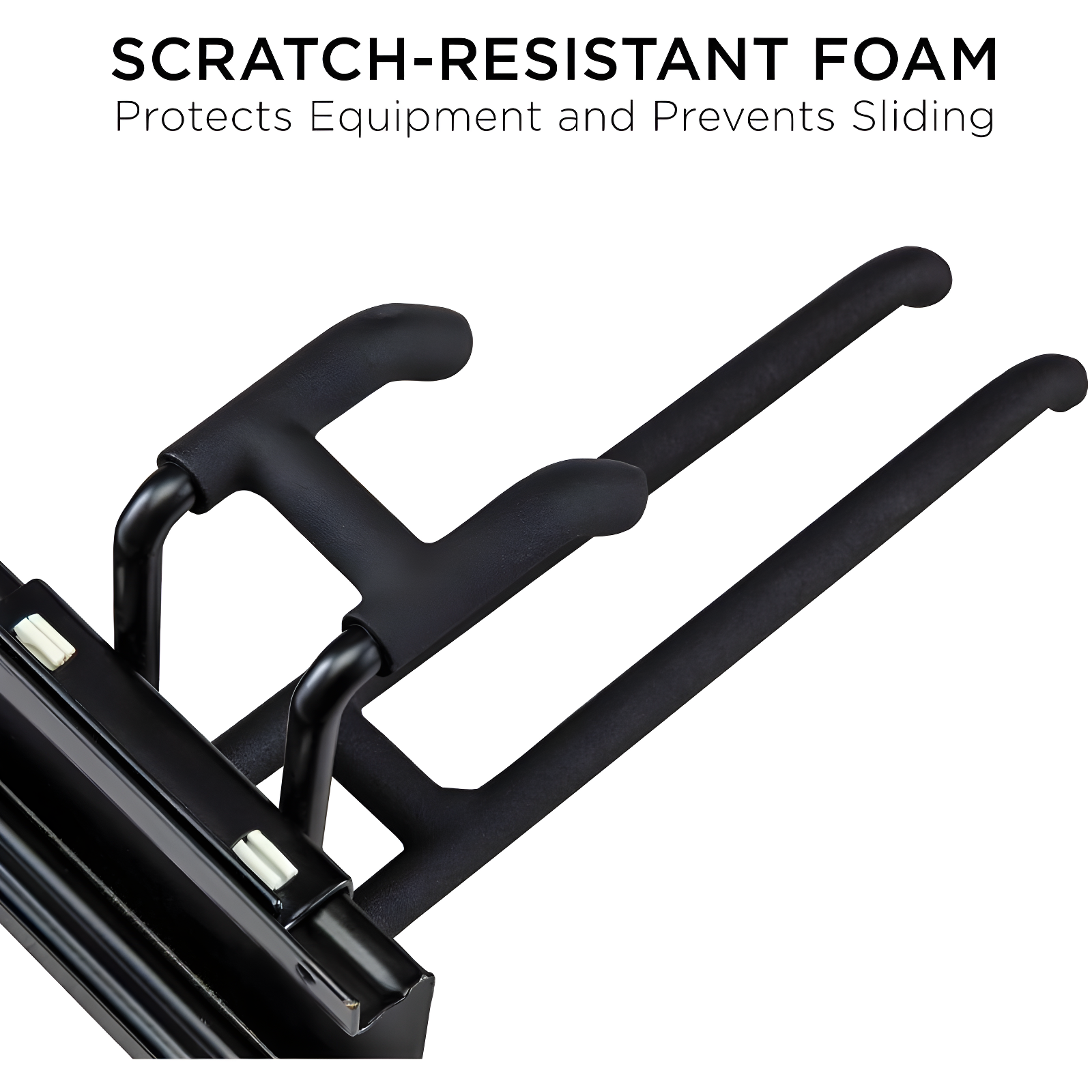 RaxGo Tool Storage Rack, 8 Piece Wall Mounted Garage Organizer for Broom, Mop, Rake Shovel & Tools