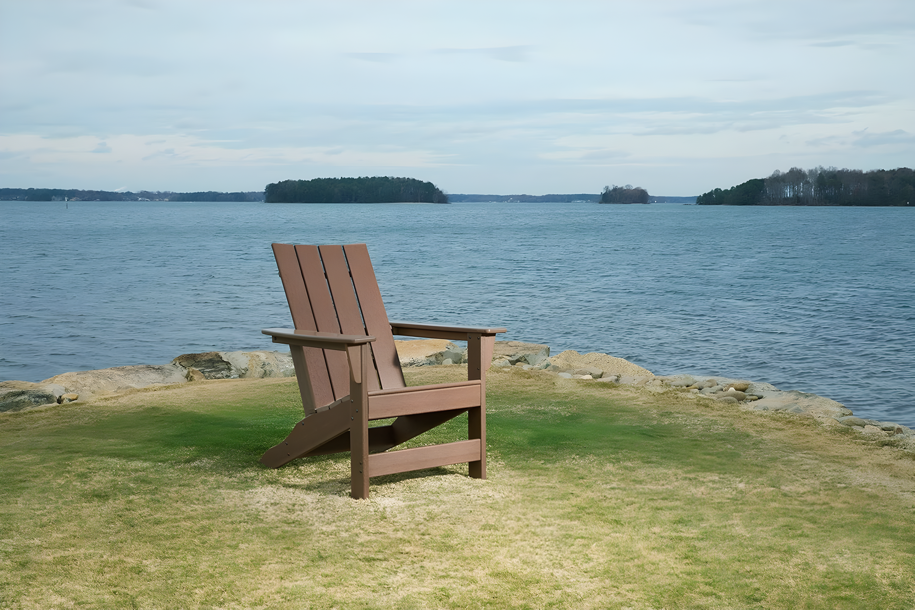 Signature Design by Ashley Casual Emmeline Adirondack Chair  Brown