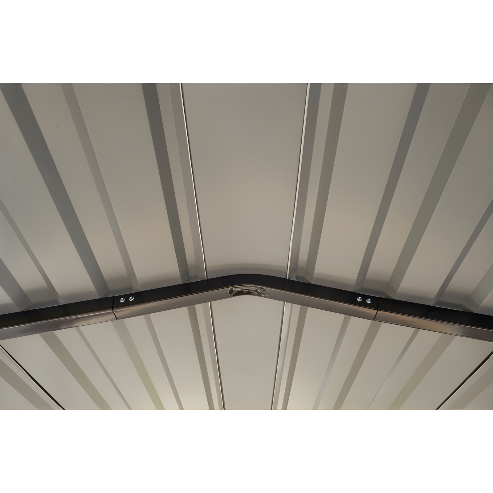 Arrow Steel Carport 10 x 15 x 7 ft. Galvanized Black/Eggshell