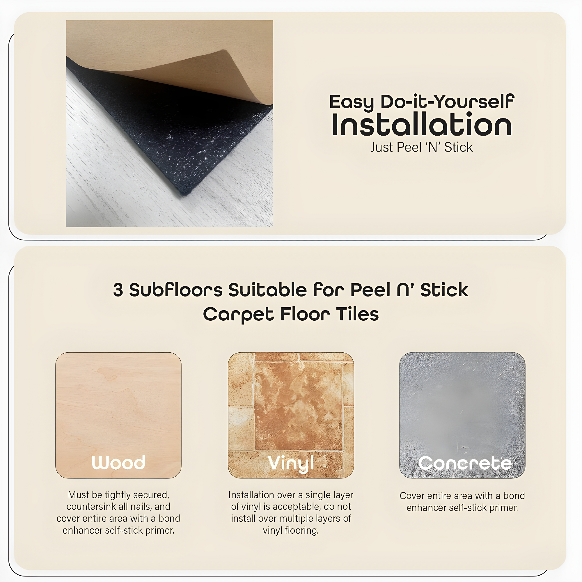 Achim Importing Co Nexus 12'' W x 12'' L Level Loop Adhesive, Peel & Stick Polyester Carpet Tile