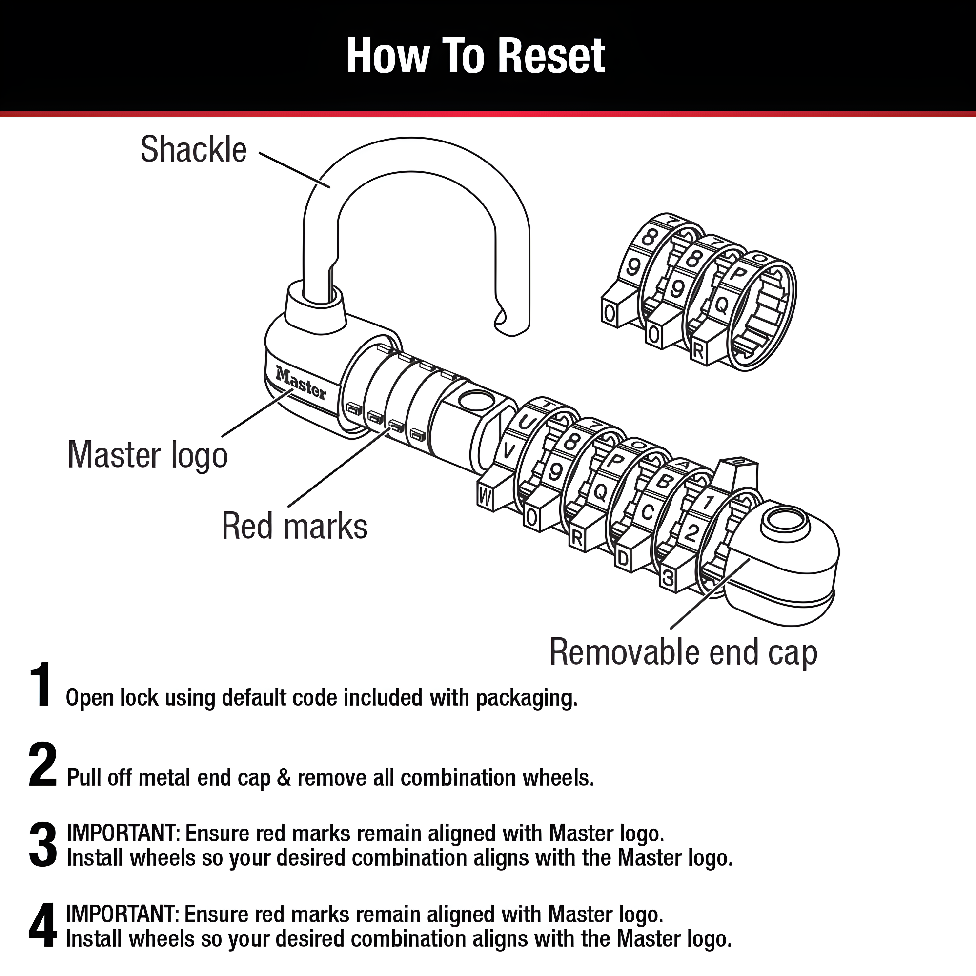 Master Lock Company Master Lock Company Combination Lock