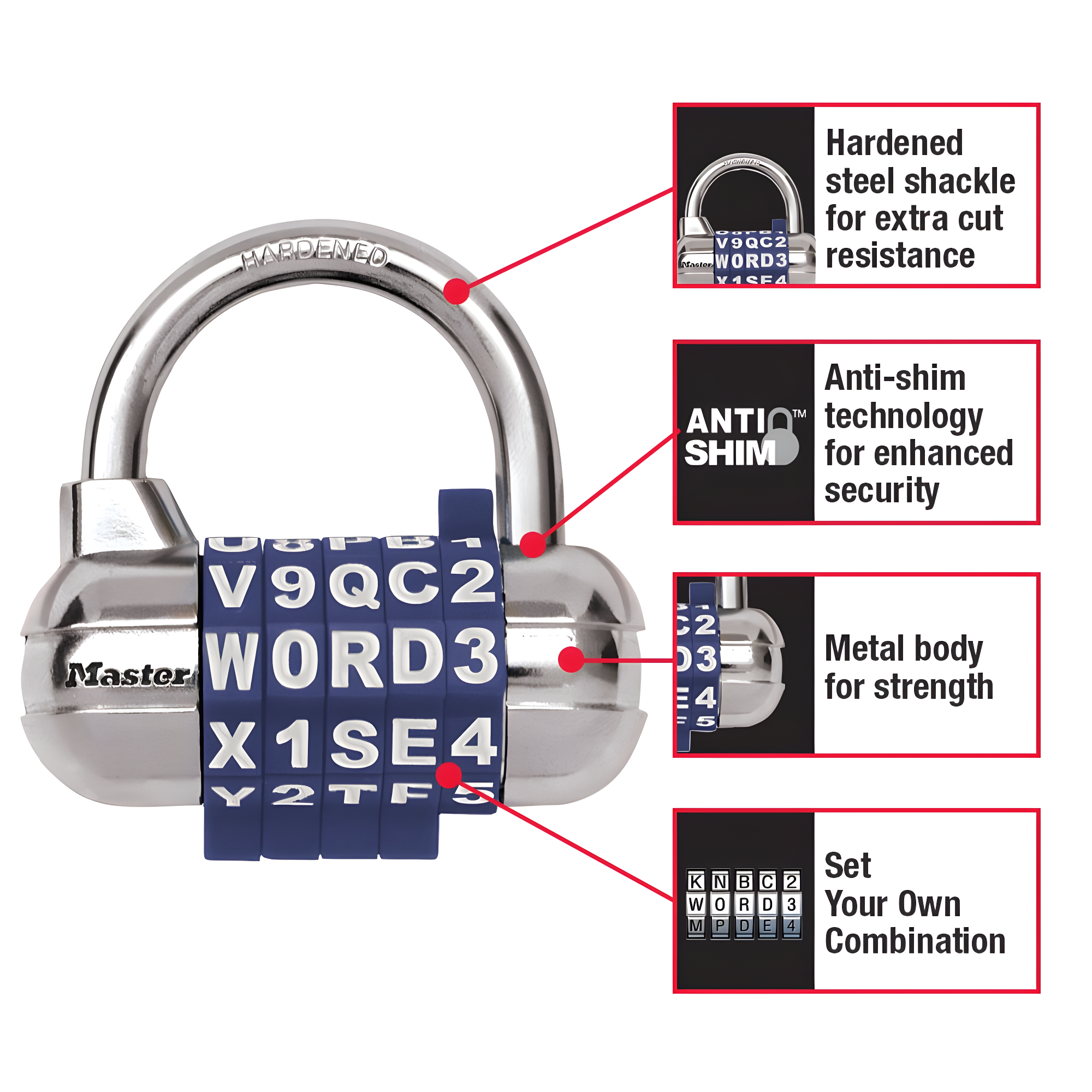 Master Lock Company Master Lock Company Combination Lock
