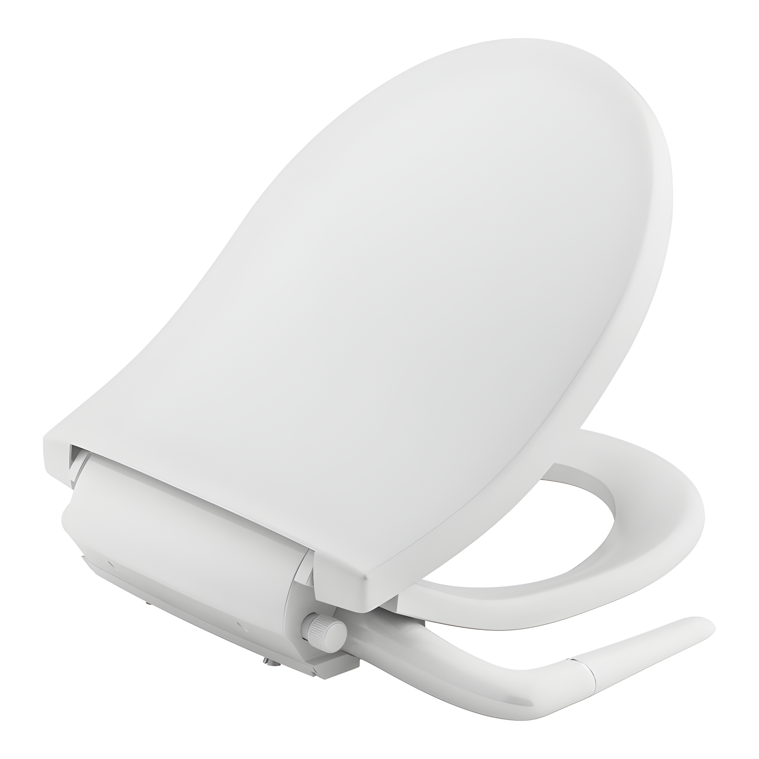 PureWash M250 Round Bidet Toliet Seat, Manual Non-Electric Bidets for Existing Toilets