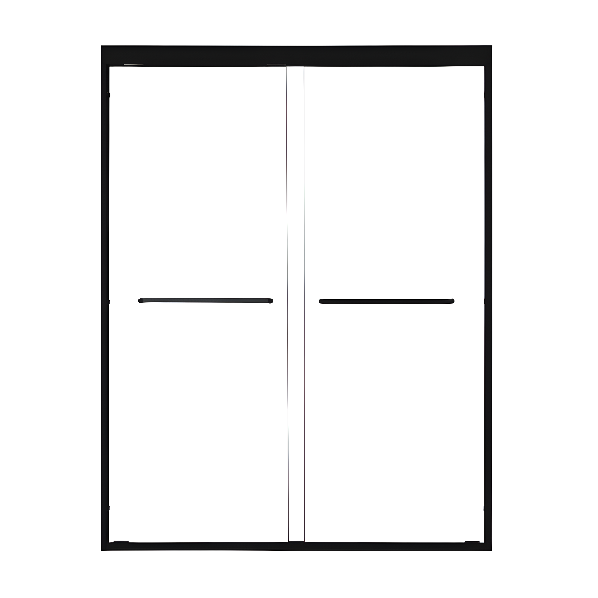 Ennis 60" W x 76" H By Pass Framed Shower Door with Clear Glass