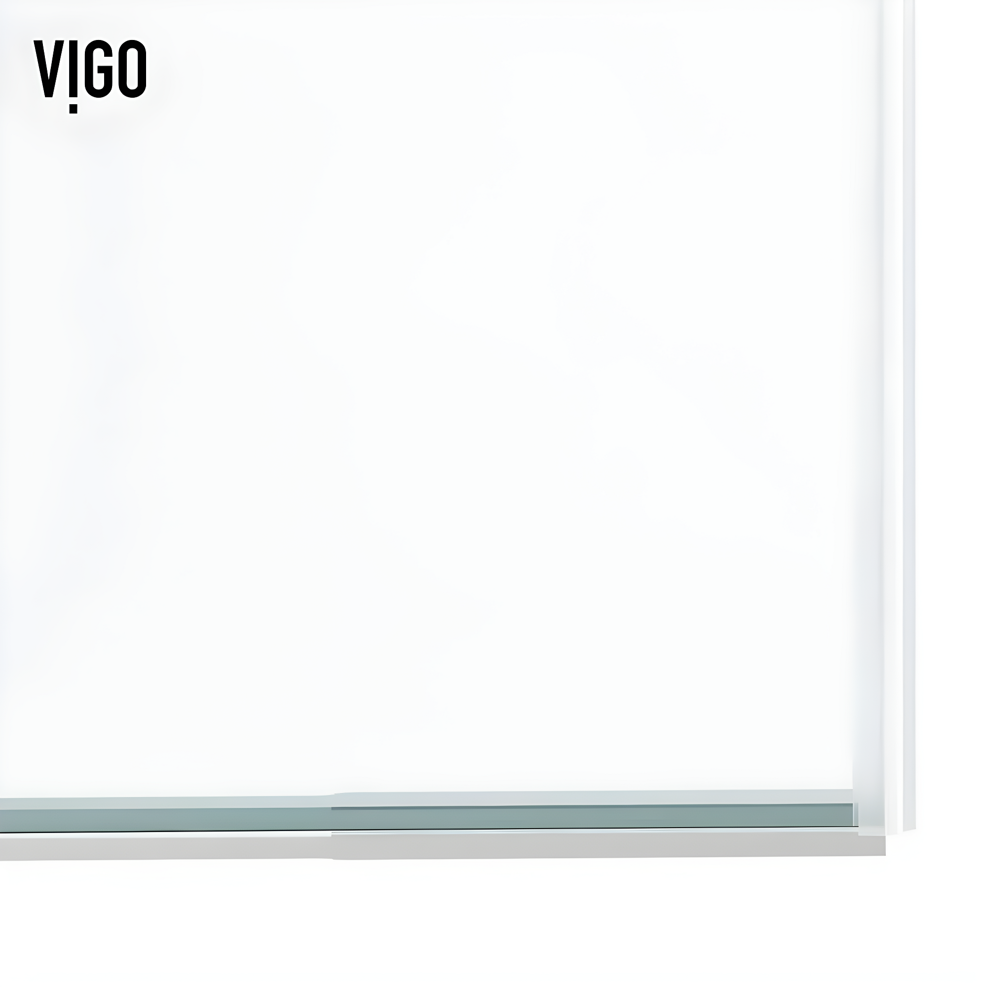 Houston 56-60" W x 66" H Double Sliding Frameless Tub Door with 3/8" Clear Glass