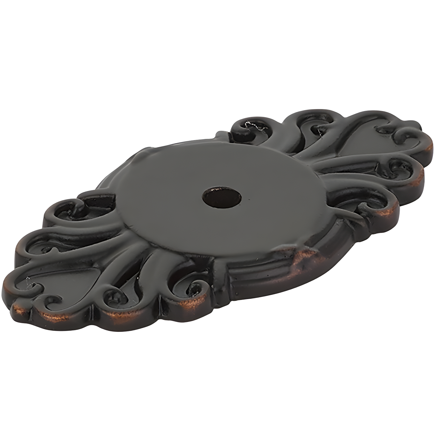 Emtek Ribbon and Reed Backplate Novelty Backplate for Knobs
