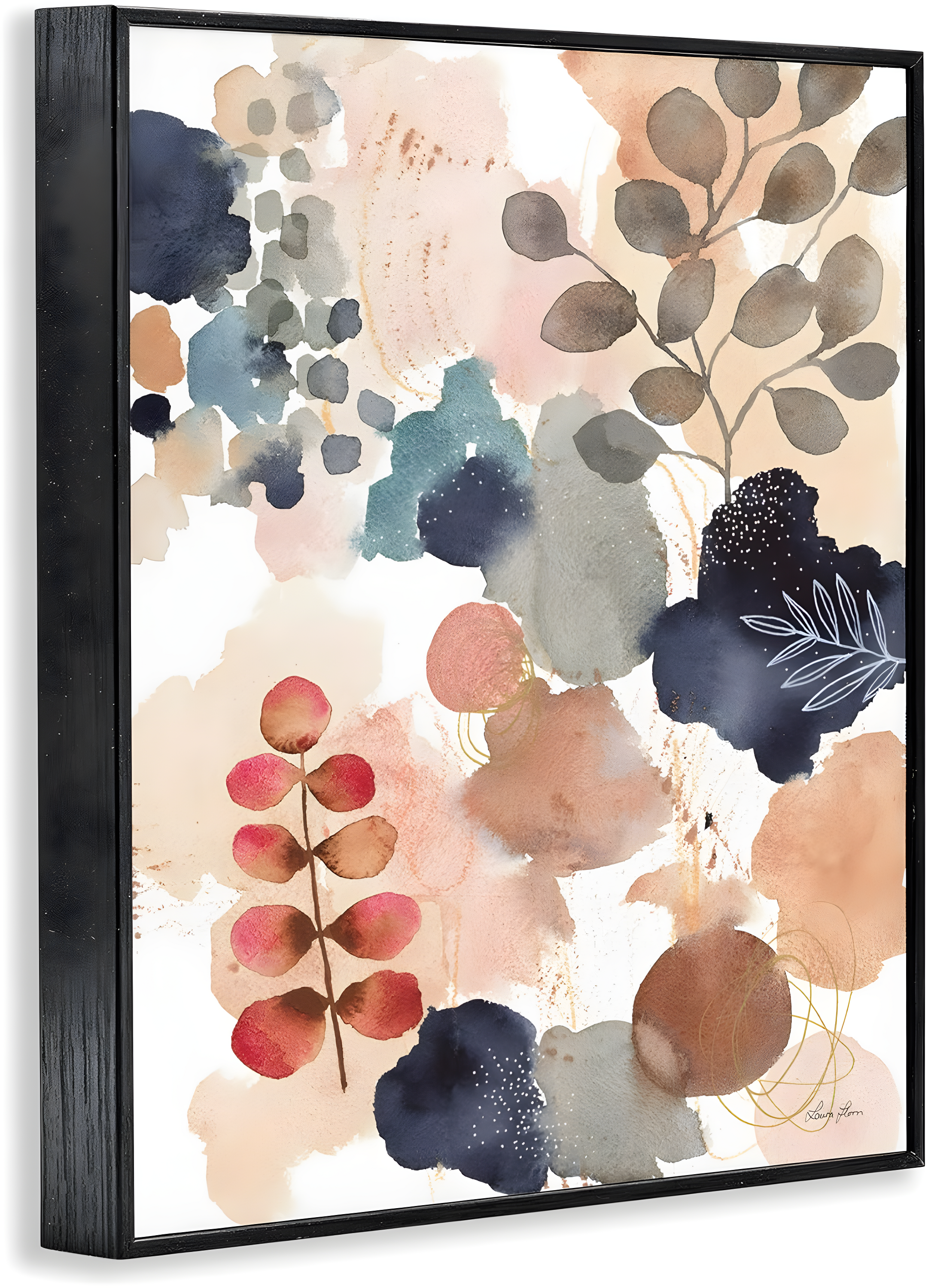 Stupell Industries Abstract Botanical Shape Collage Modern Boho Painting by Laura Horn - Painting