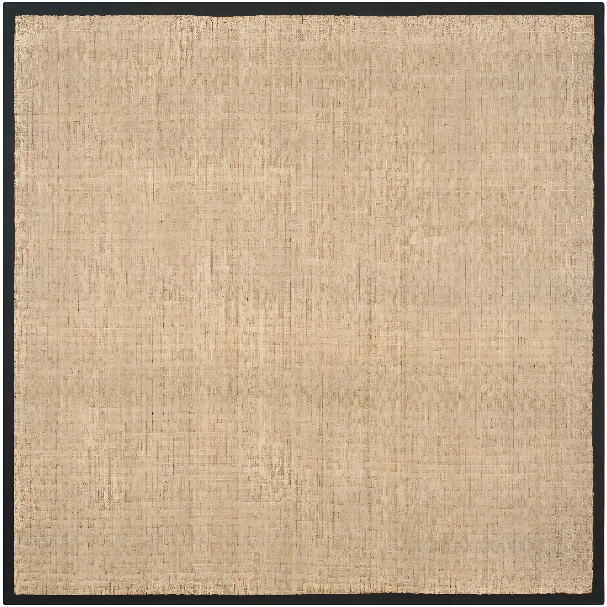 Natural Fiber NF114 Power Loomed Indoor Area Rug - Natural/Black - 6'x6' - Safavieh.