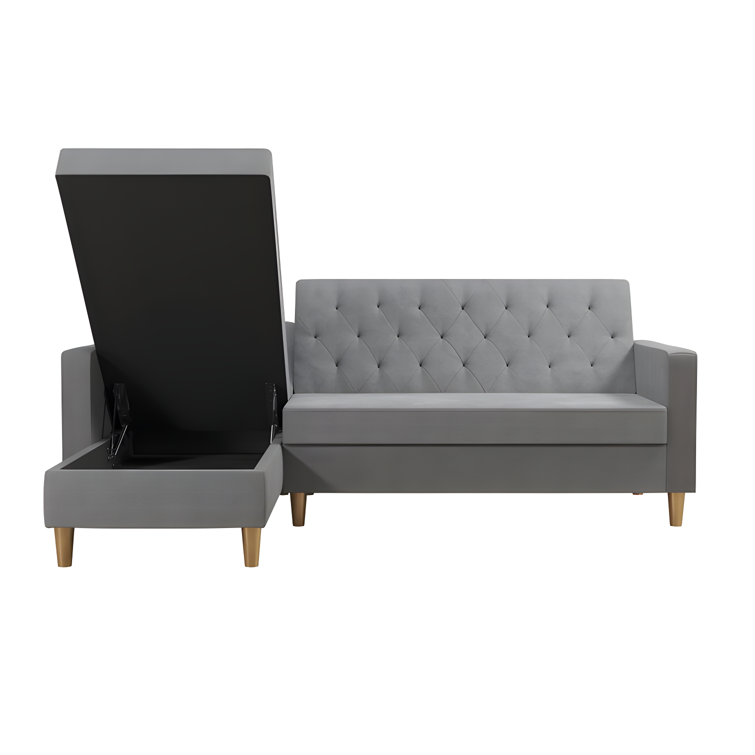 Liberty Upholstered Reversible Chaise Sectional with Storage