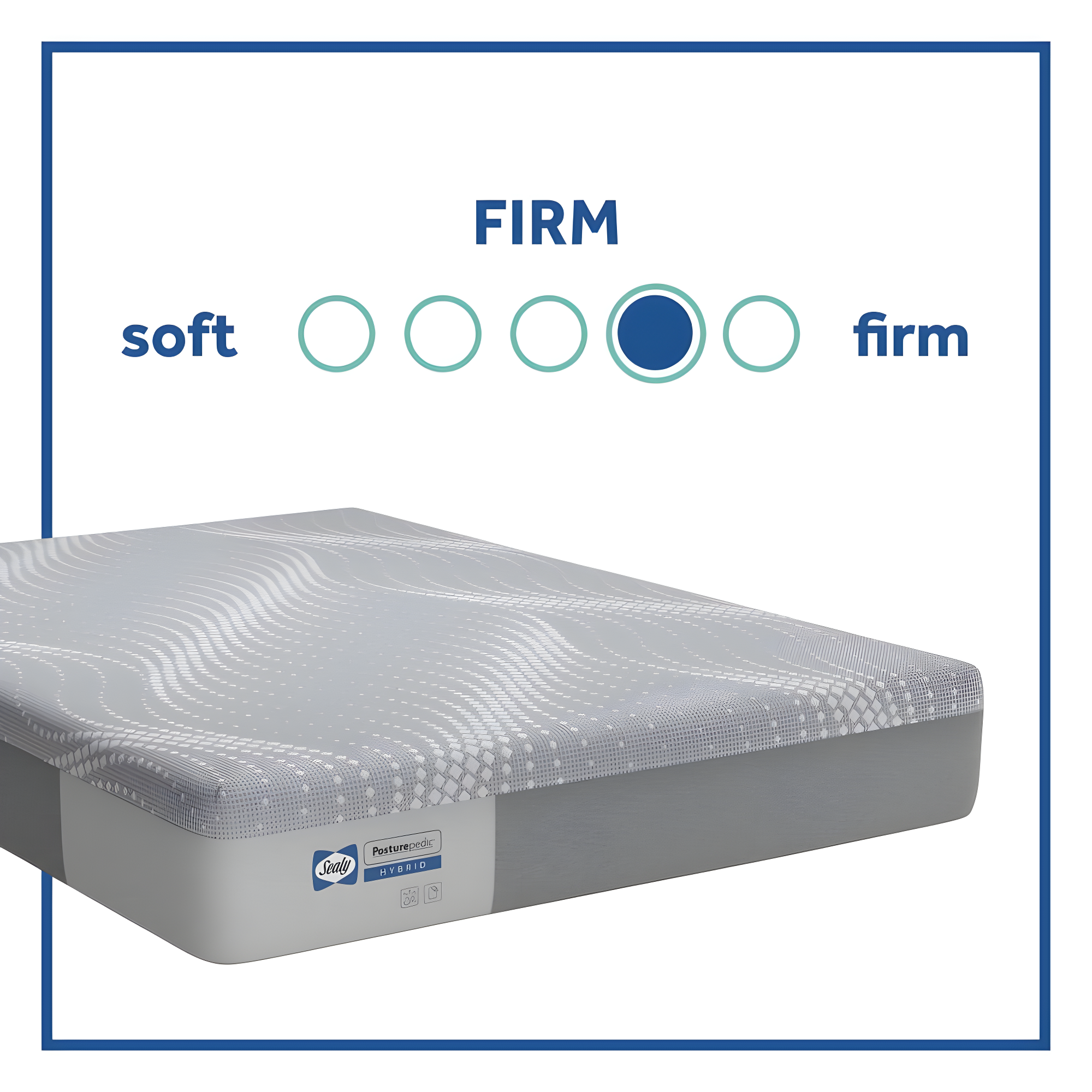 Sealy Posturepedic® Melba Hybrid Mattress Level 1 (11"h)