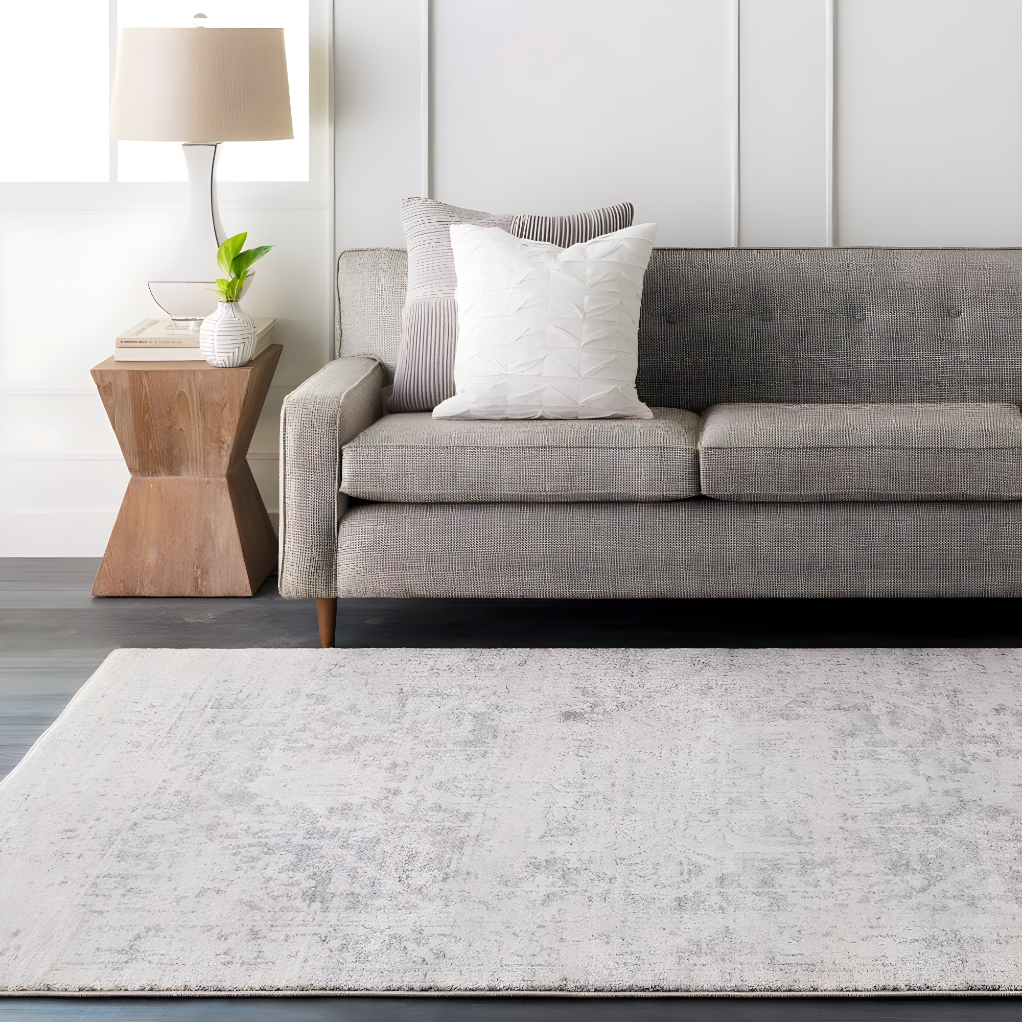 Prisha Rug - Stone / 2'7" x 10'3"