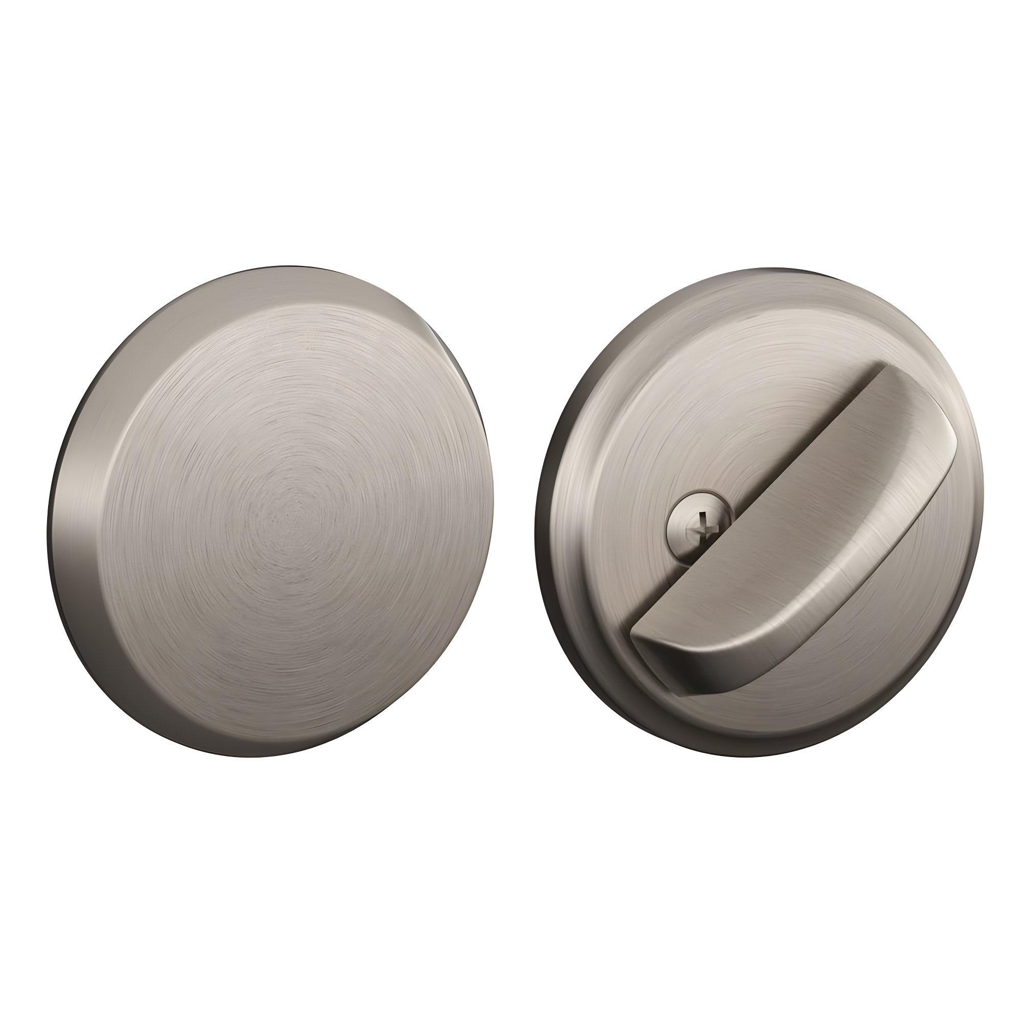 One-Sided Deadbolt Thumbturn with Exterior Plate